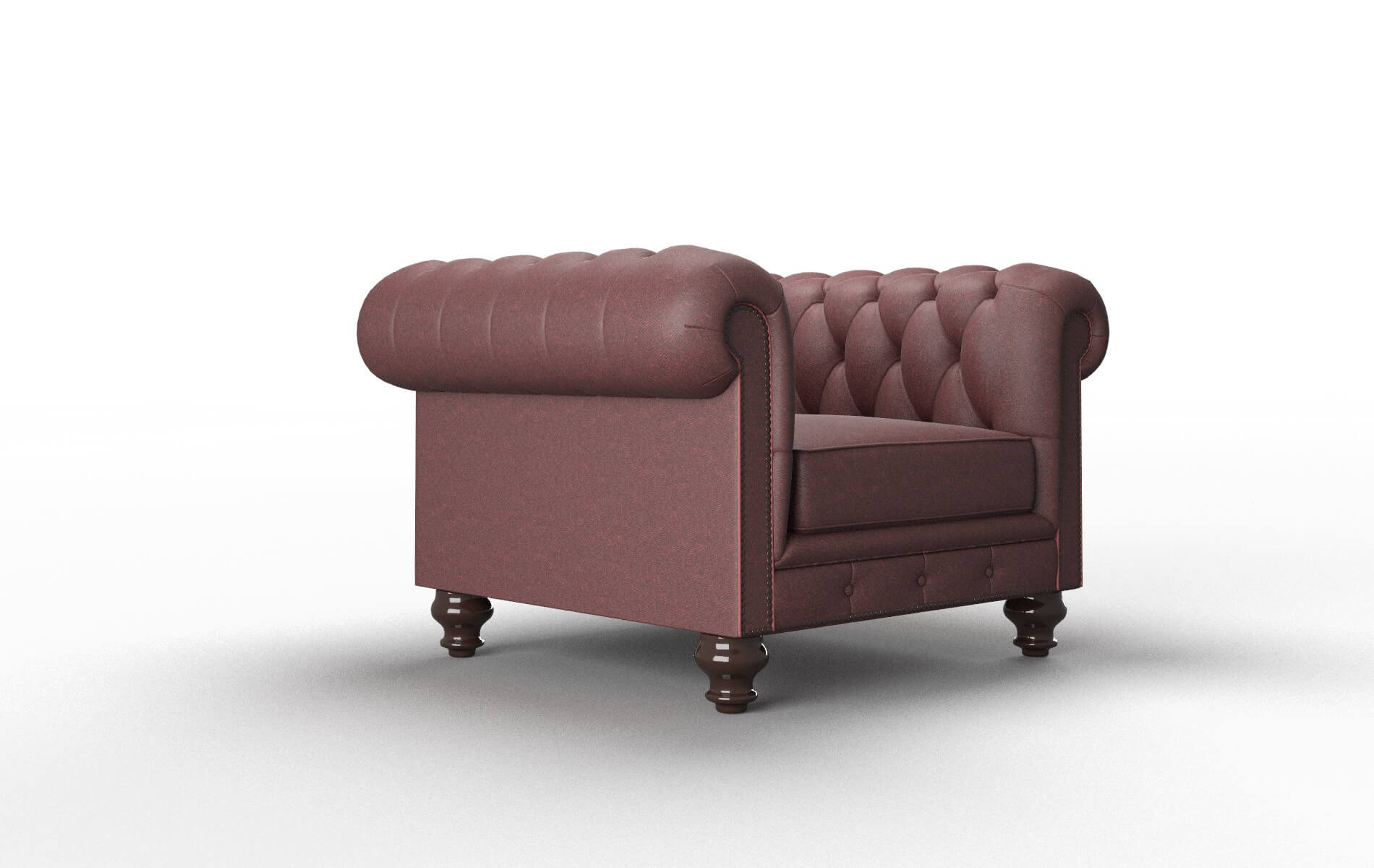 Bordeaux Derby Berry Chair espresso legs 2