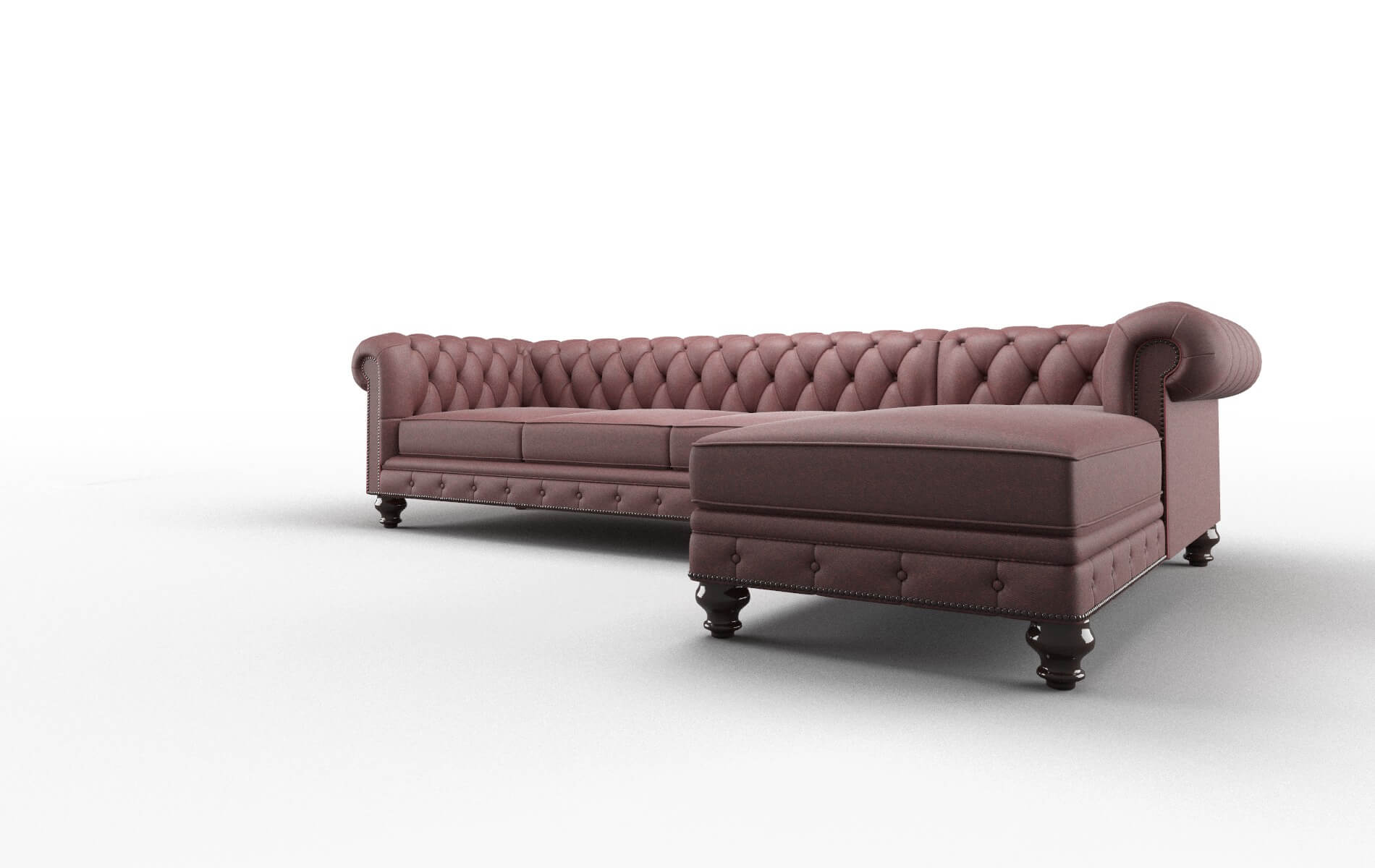 Bordeaux Derby Berry Panel espresso legs 4