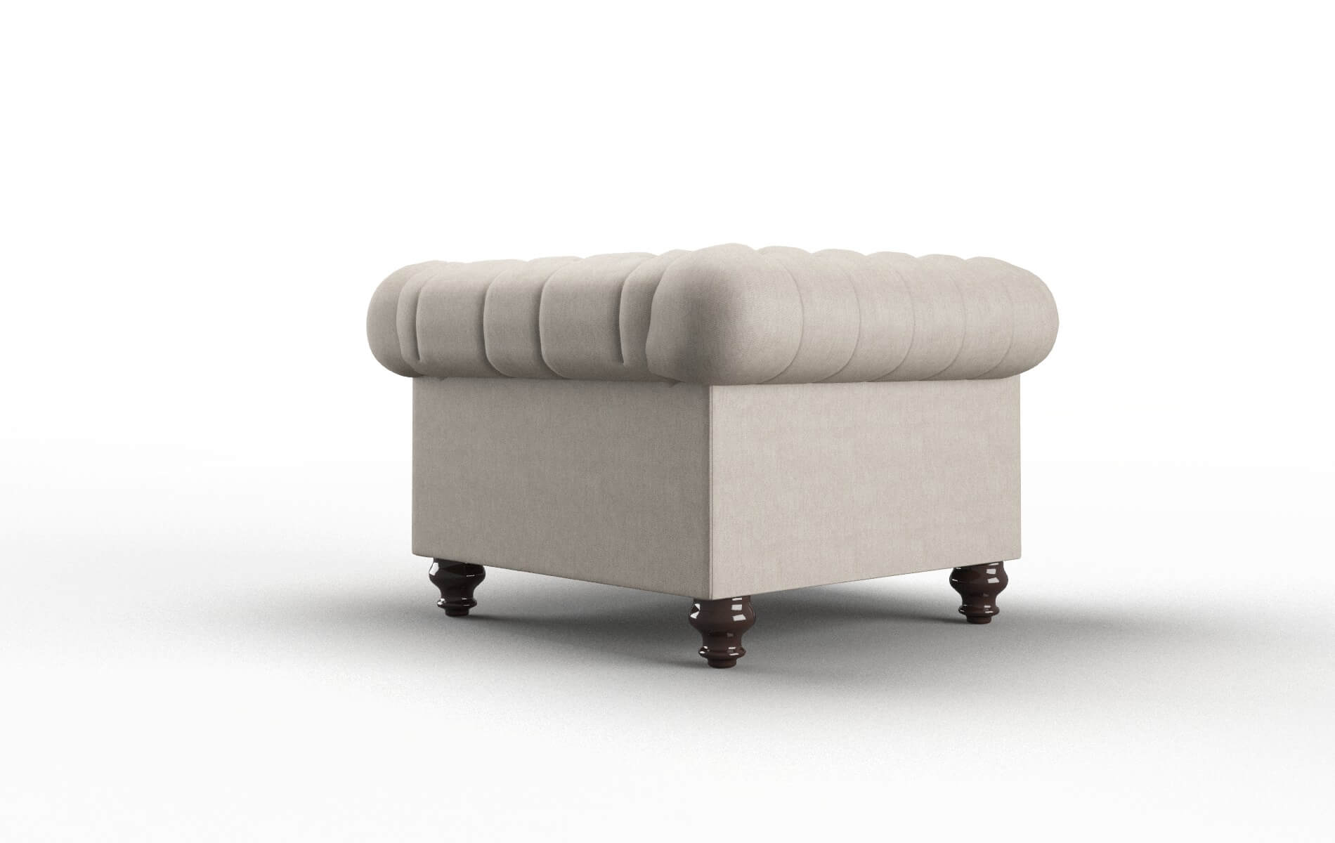 Bordeaux Derby Linen Chair espresso legs 5