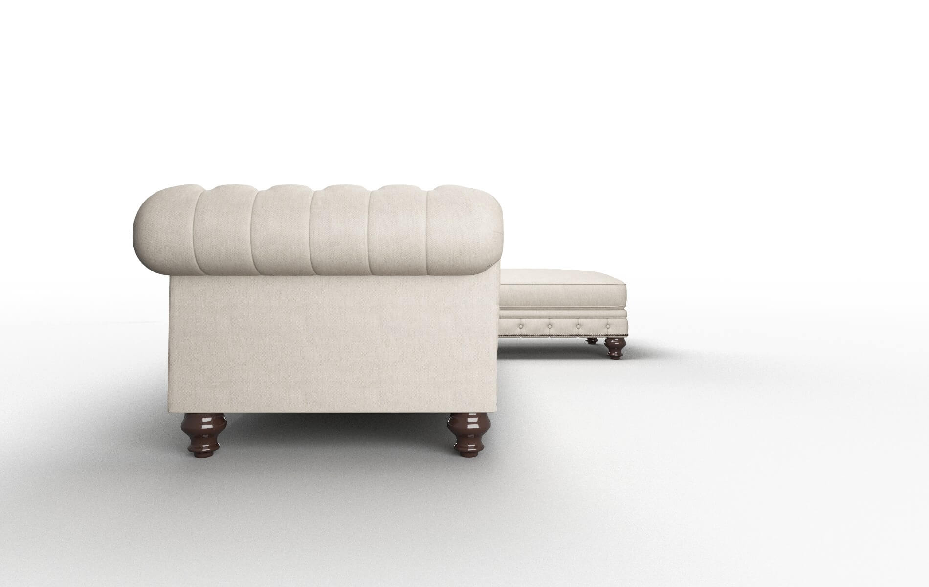 Bordeaux Derby Linen Panel espresso legs 3