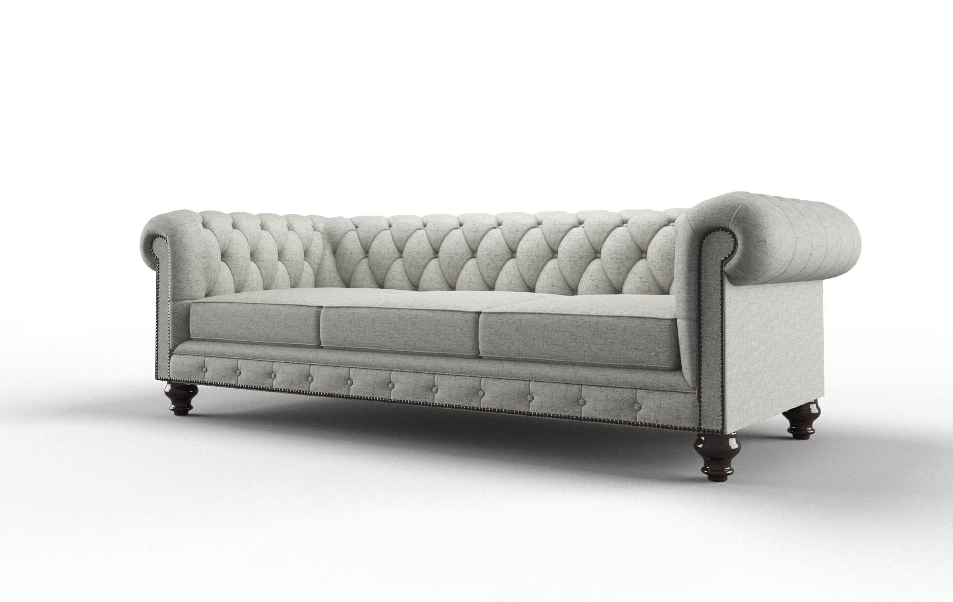 Bordeaux Derby Silver Sofa espresso legs 4