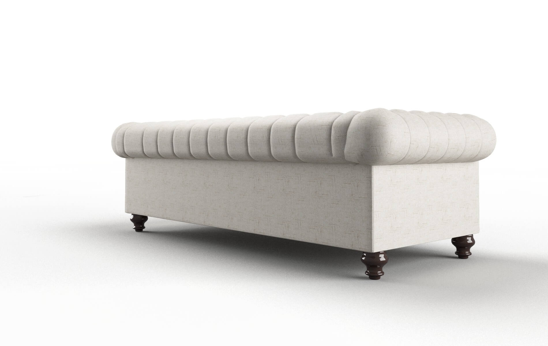 Bordeaux Derby Taupe Sofa espresso legs 5