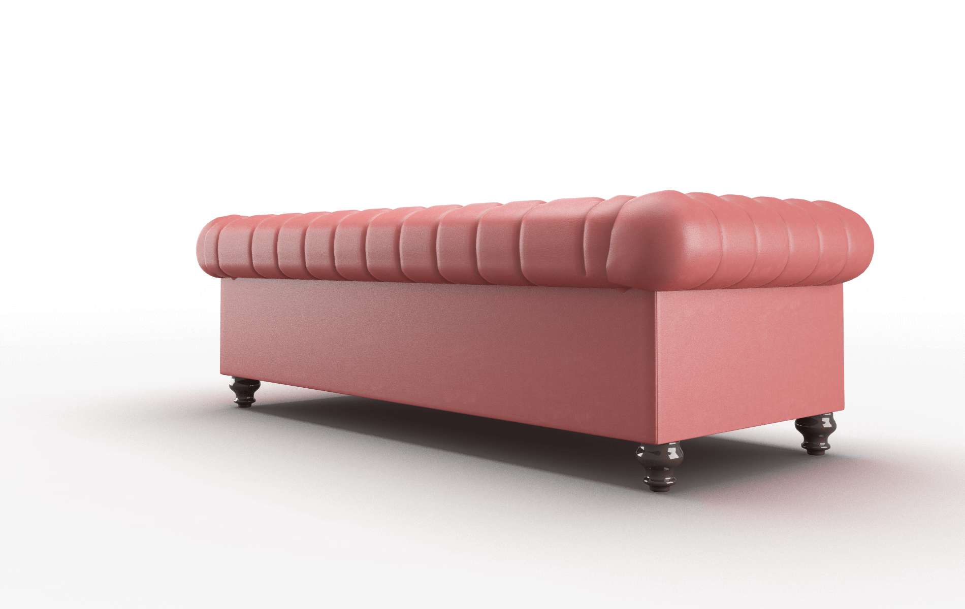 Bordeaux Dillion Cordovan Sofa espresso legs 5