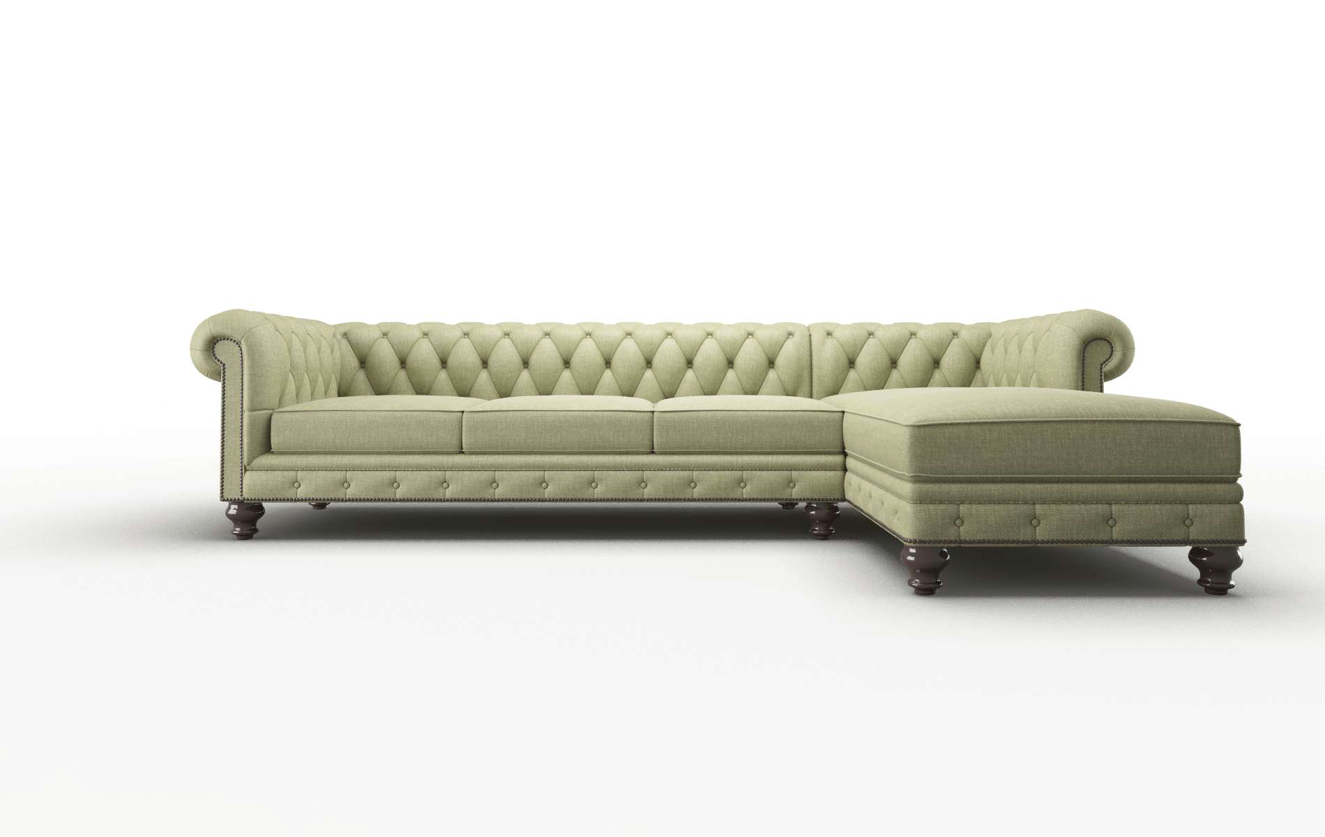 Bordeaux Durham Lime Panel espresso legs 1