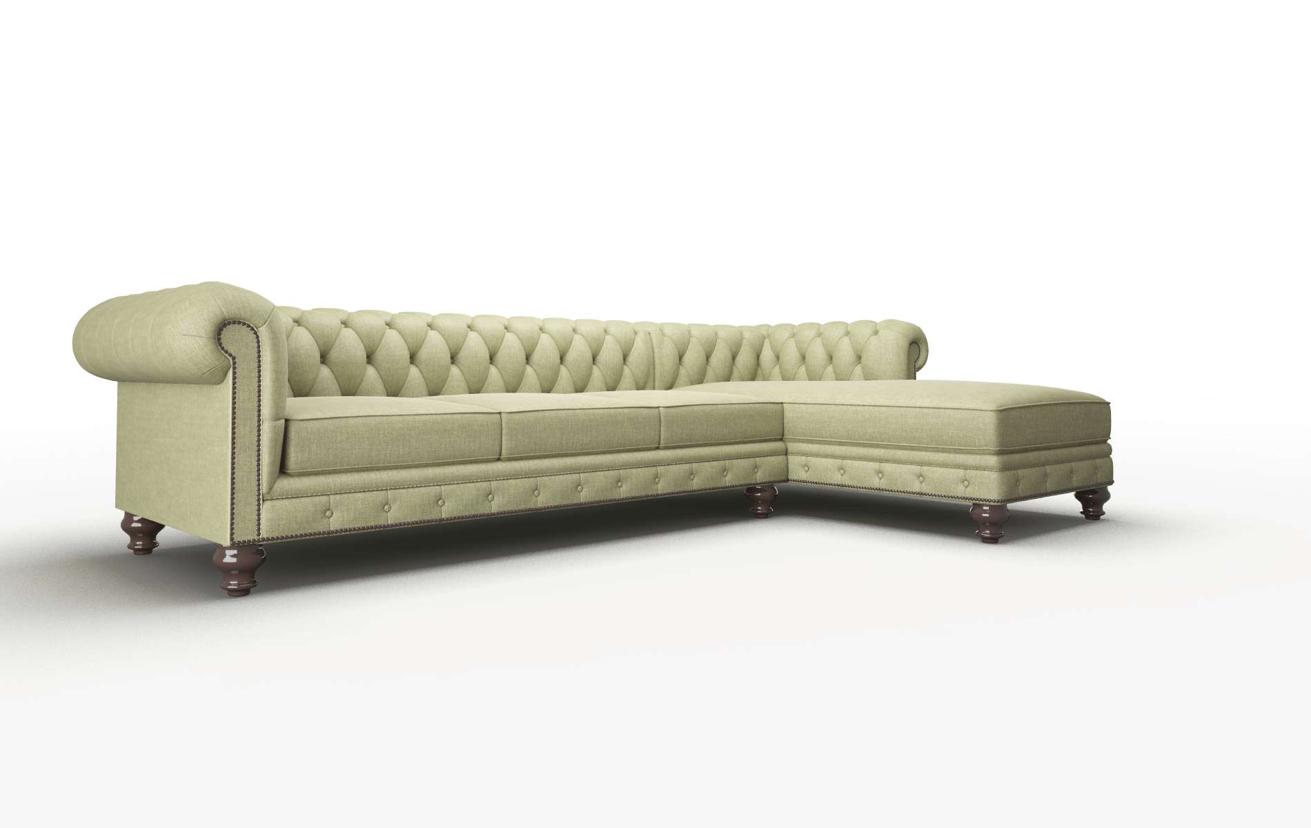 Bordeaux Durham Lime Panel espresso legs 2