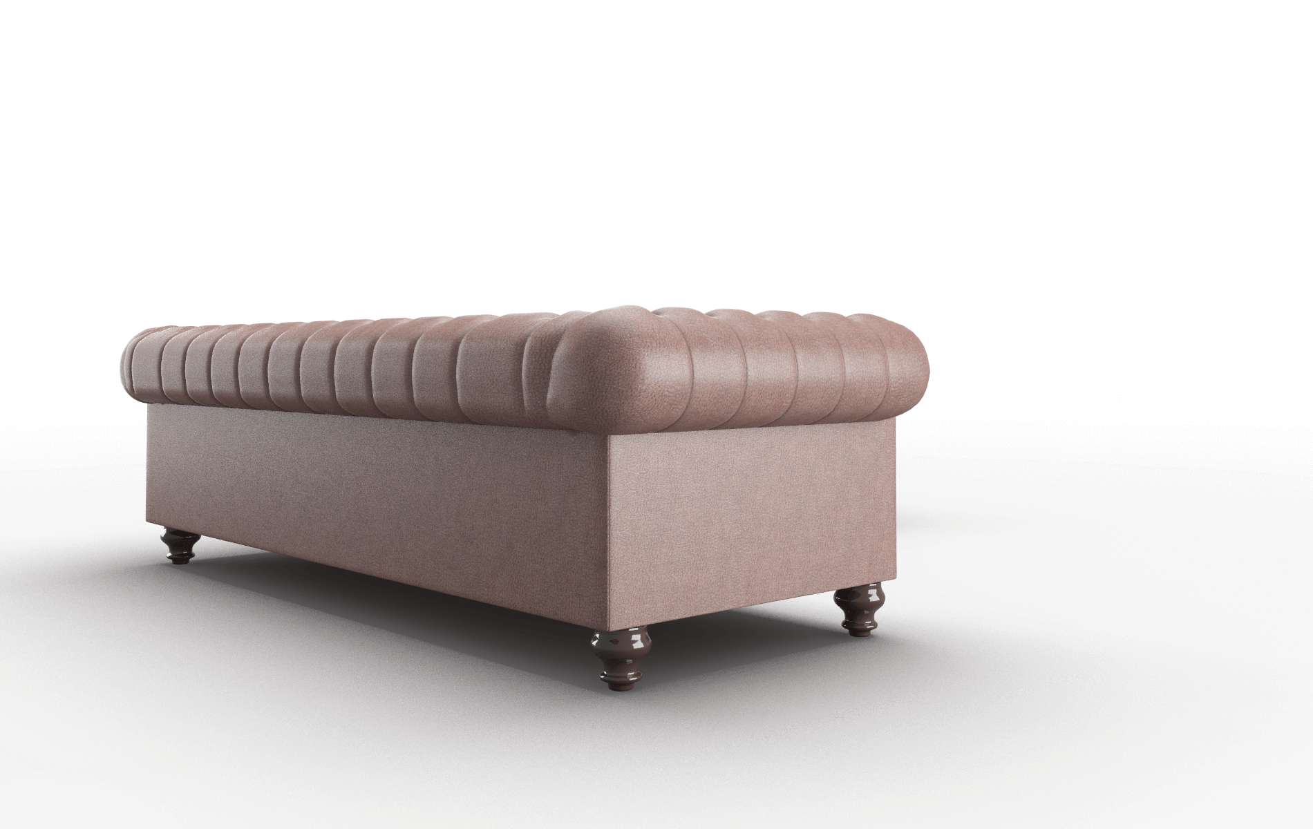 Bordeaux Ford Brown Sectional espresso legs 3