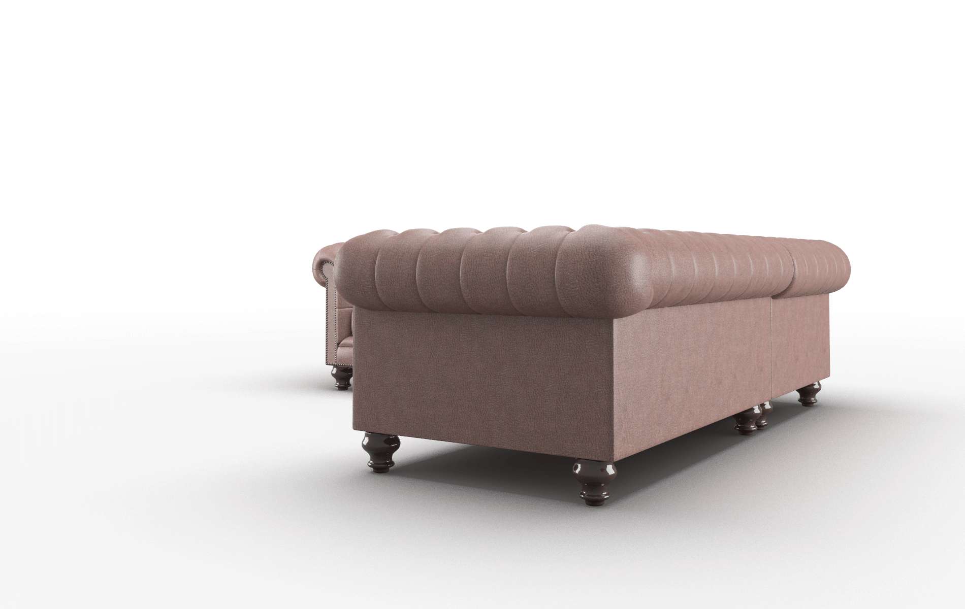 Bordeaux Ford Brown Sectional espresso legs 4