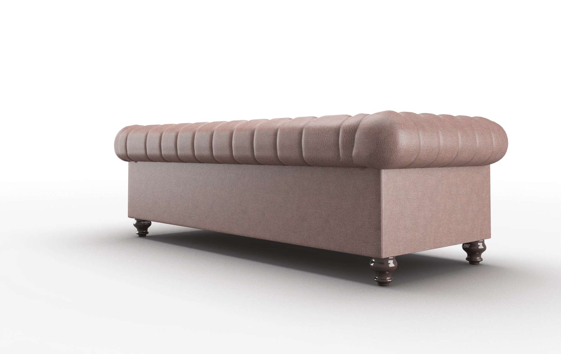 Bordeaux Ford Brown Sofa espresso legs 5