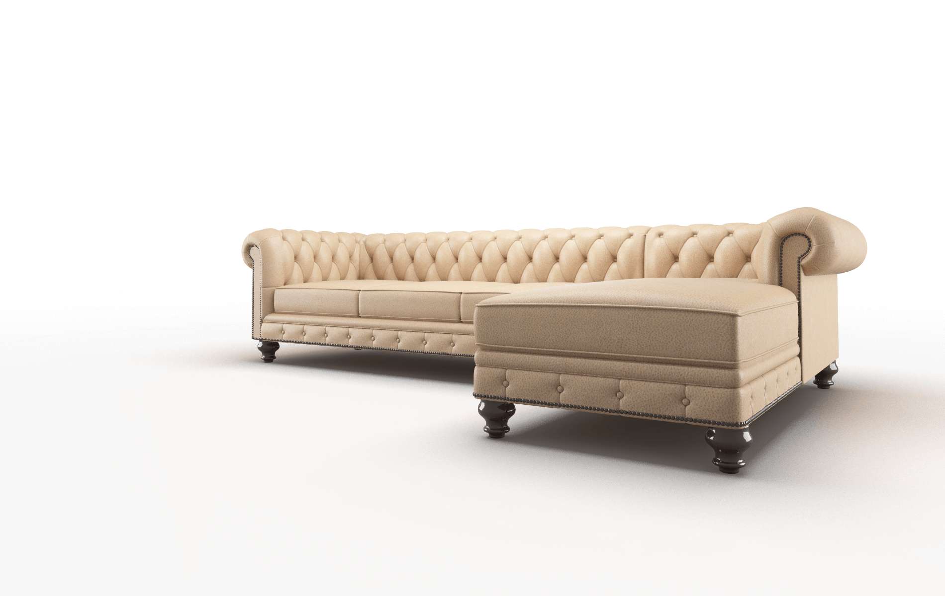 Bordeaux Ford Dune Panel espresso legs 4