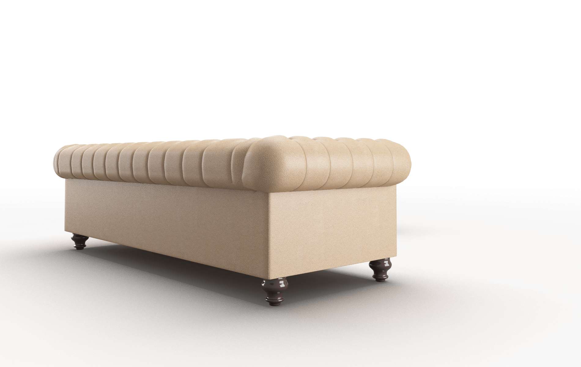 Bordeaux Ford Dune Sectional espresso legs 3