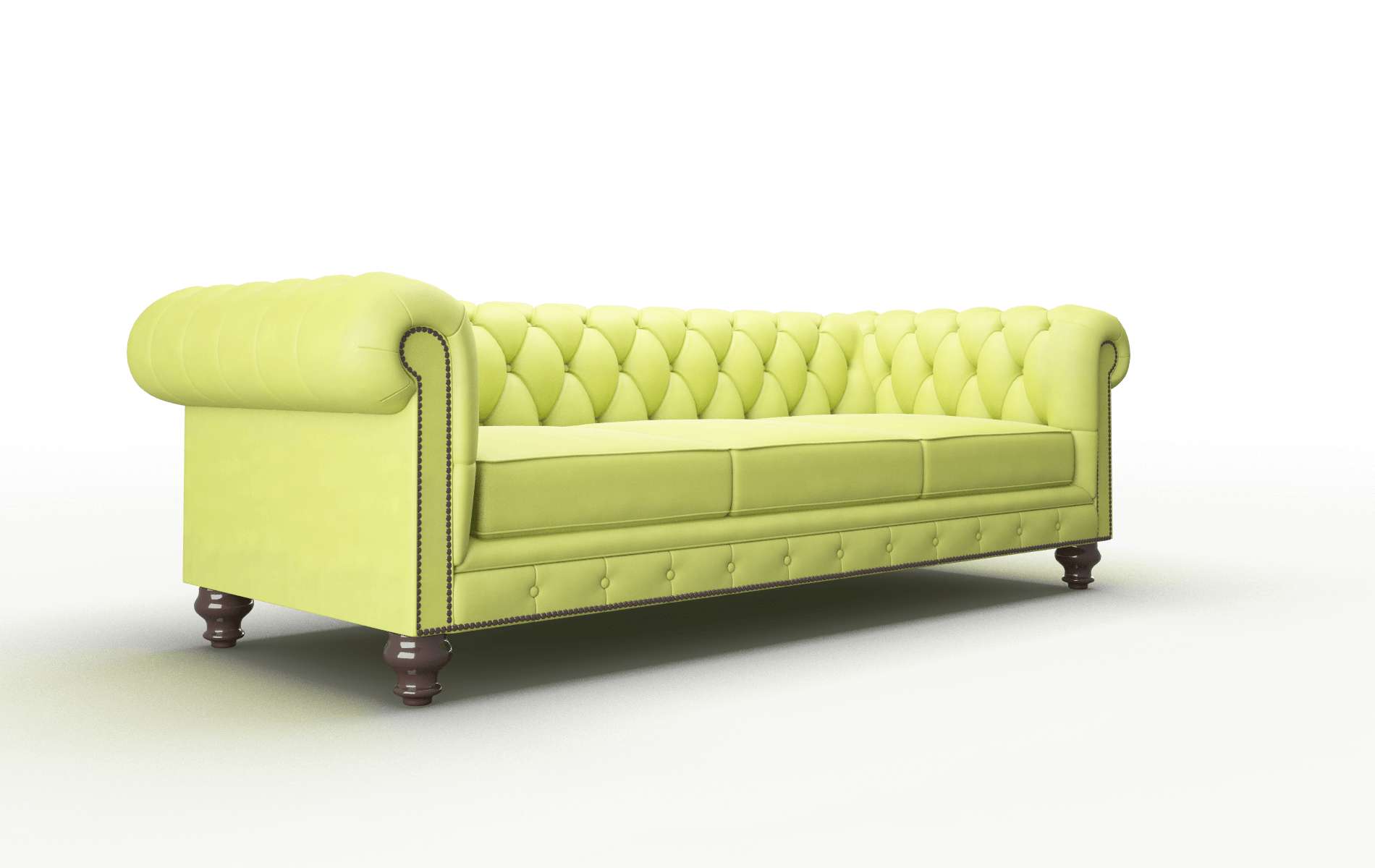 Bordeaux Hathaway Apple Sofa espresso legs 2