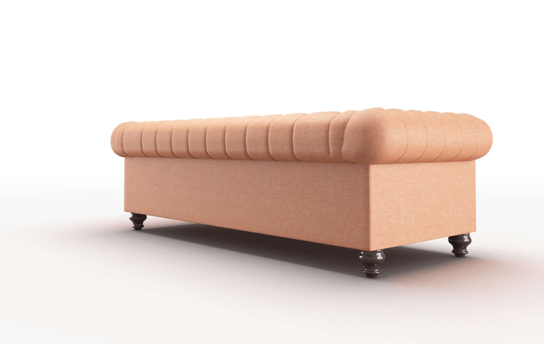Bordeaux Hepburn Appricot Sofa espresso legs 5
