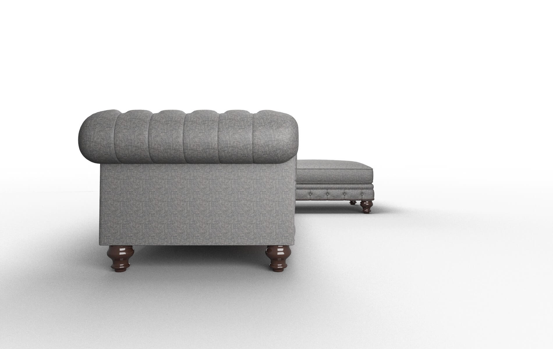 Bordeaux Insight Charcoal Panel espresso legs 3