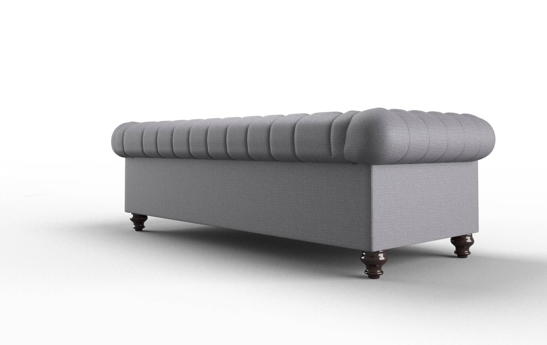 Bordeaux Insight Denim Sofa espresso legs 5