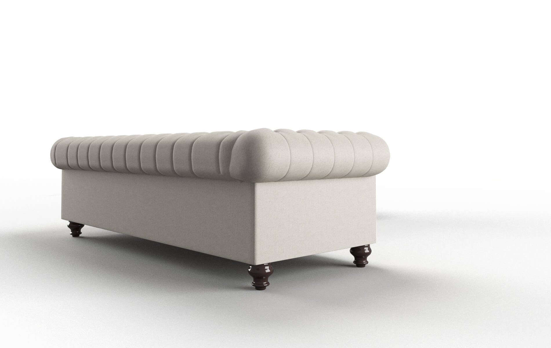 Bordeaux Insight Dove Sectional espresso legs 3