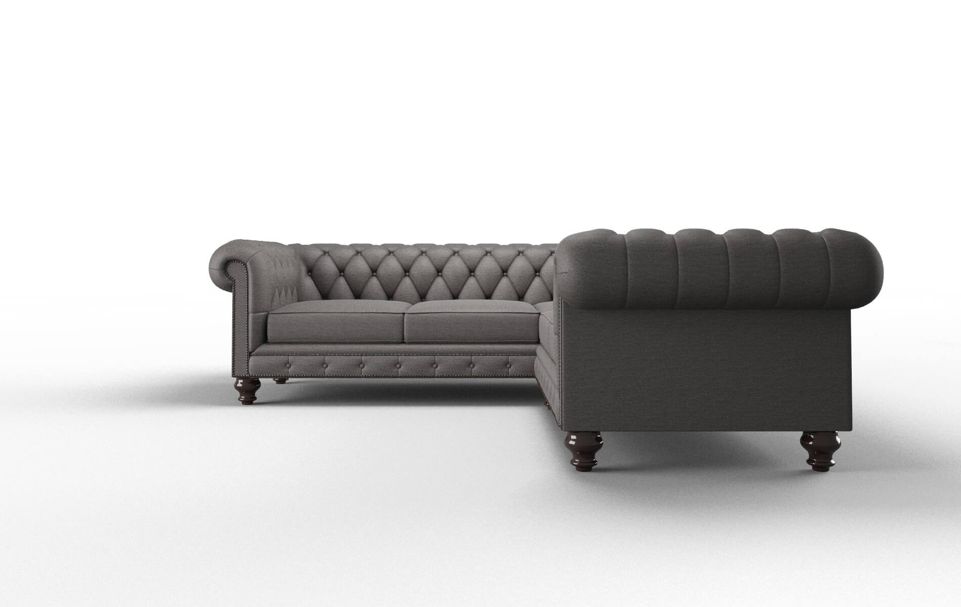 Bordeaux Insight Eclipse Sectional espresso legs 5