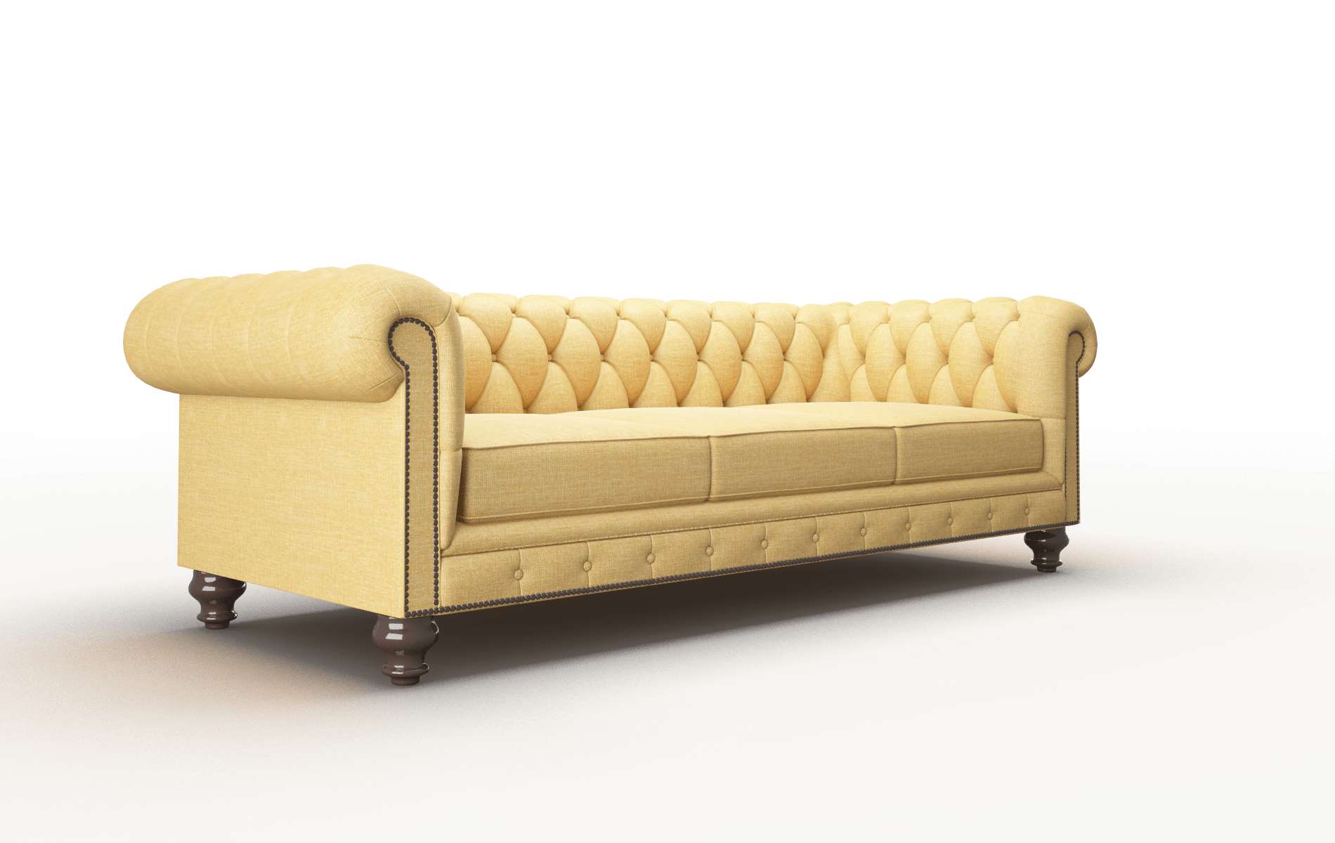 Bordeaux Jade 400 Sofa espresso legs 2