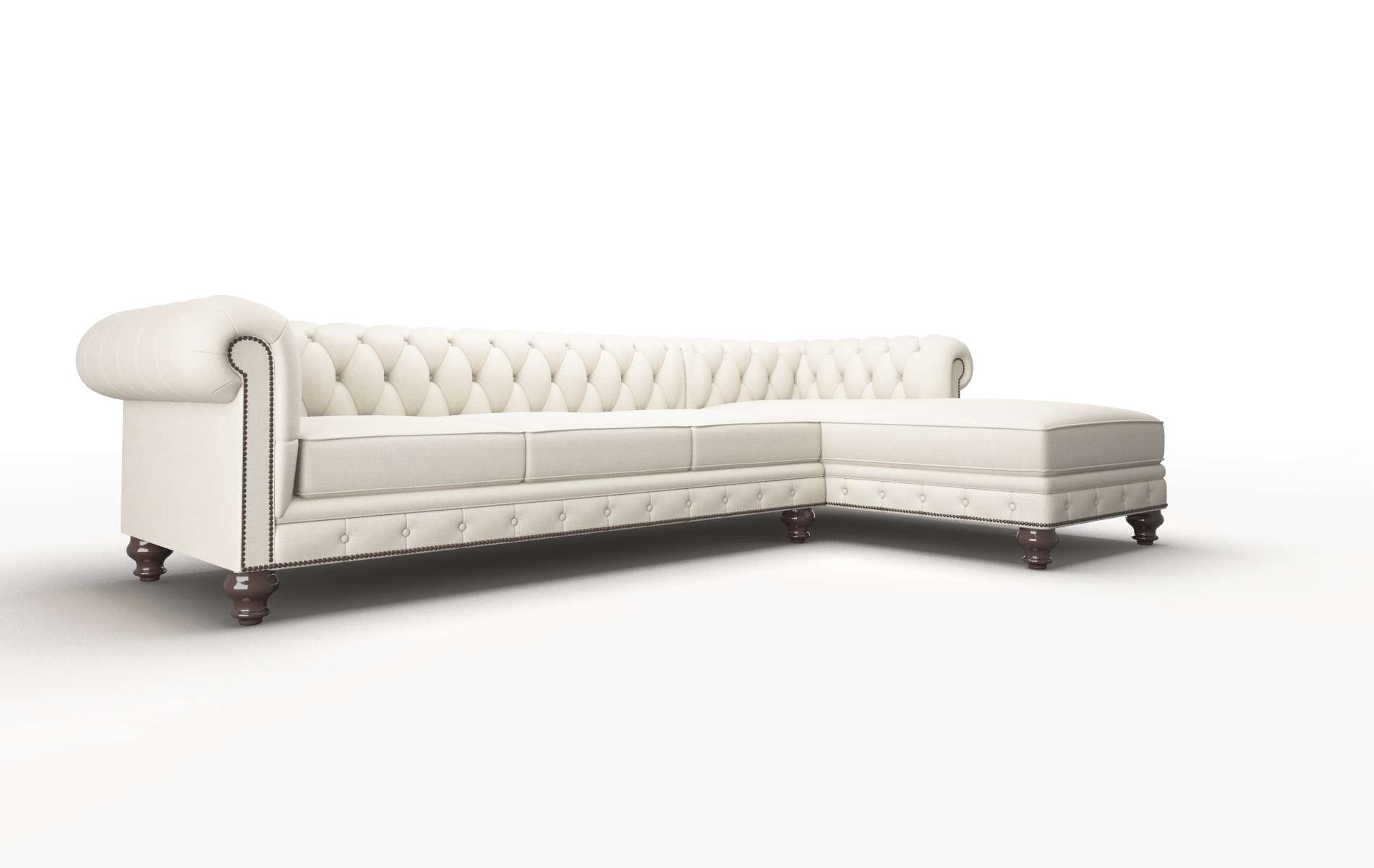 Bordeaux Keylargo Almond Panel espresso legs 2