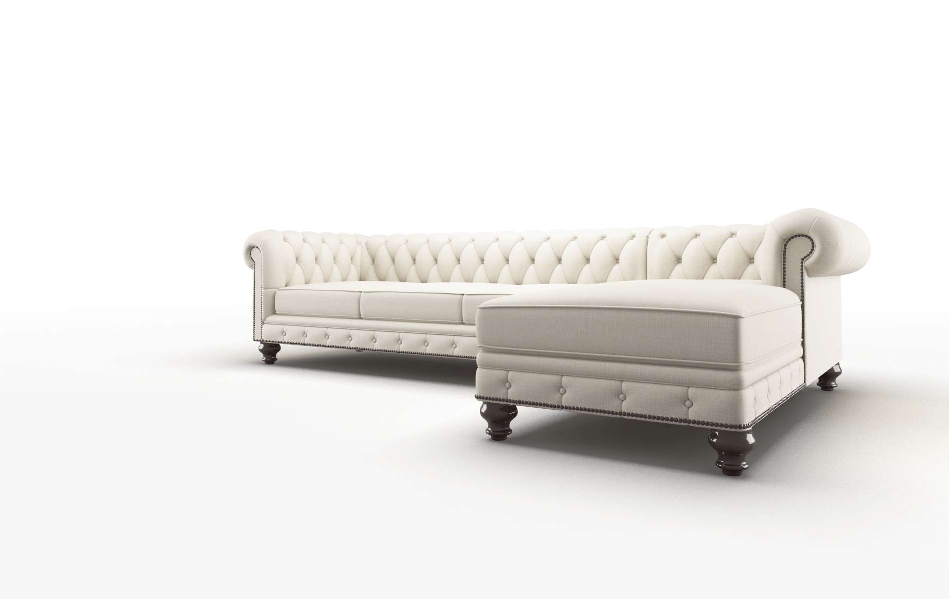 Bordeaux Keylargo Almond Panel espresso legs 4