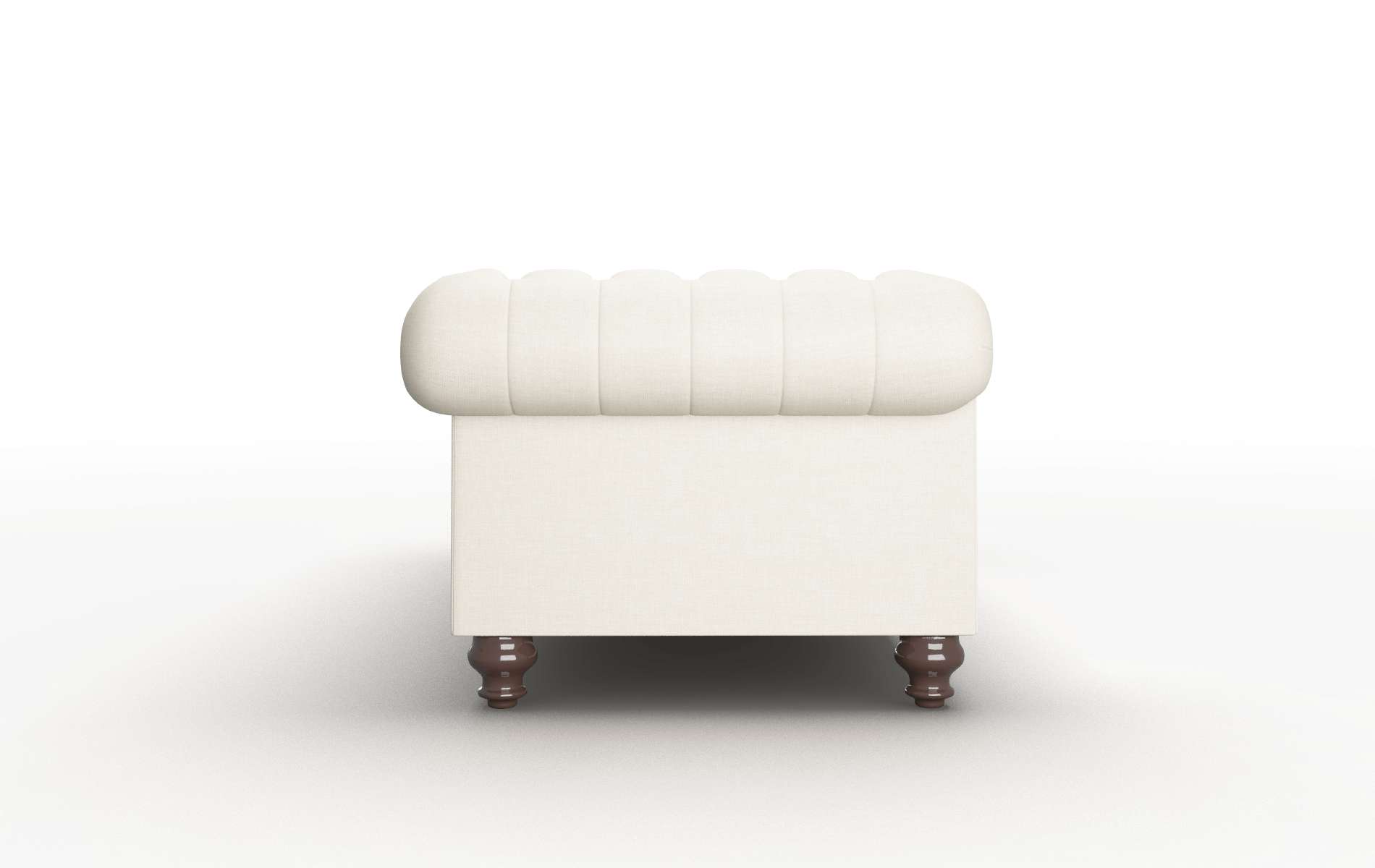 Bordeaux Keylargo Almond Sofa espresso legs 3