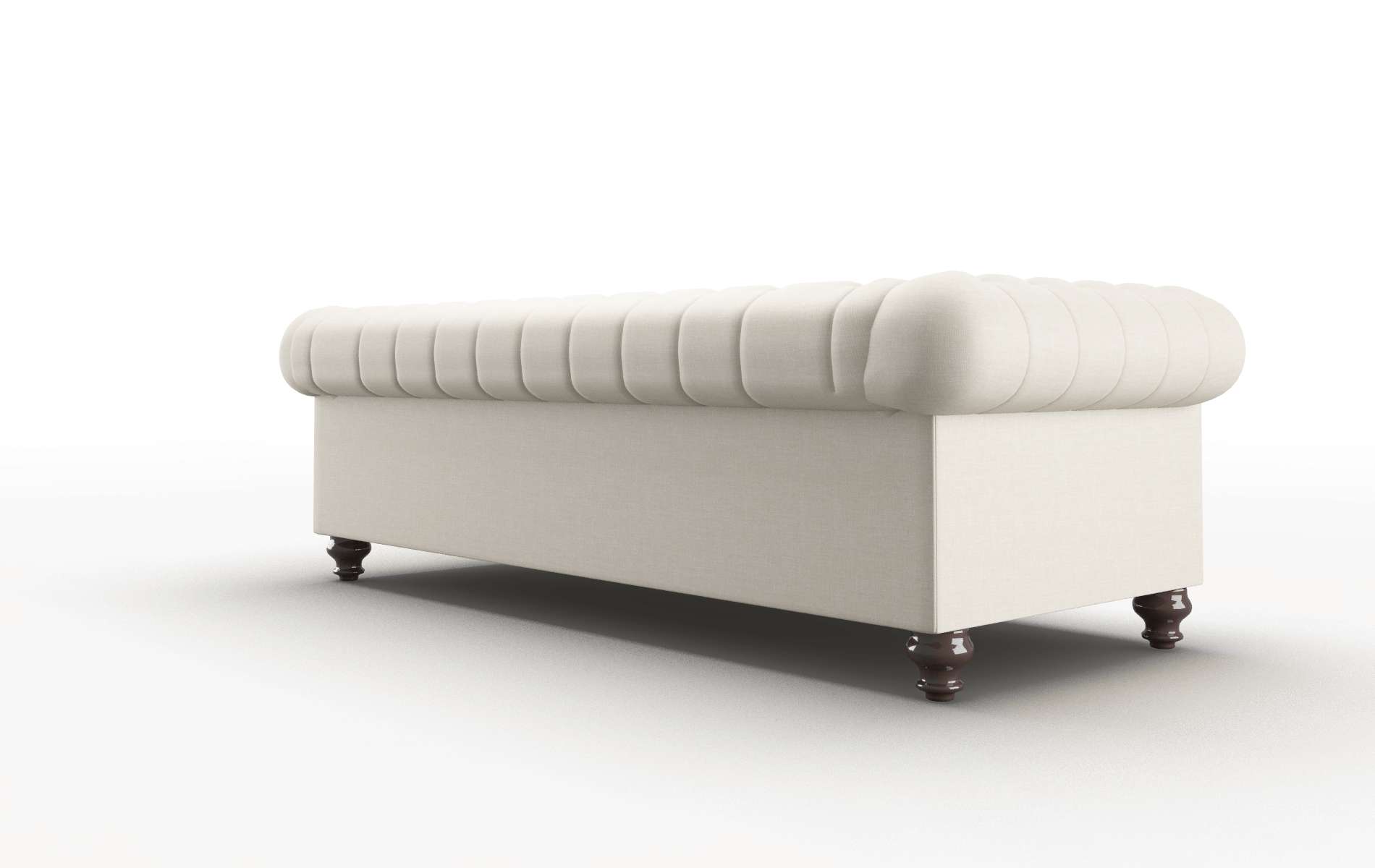 Bordeaux Keylargo Almond Sofa espresso legs 5