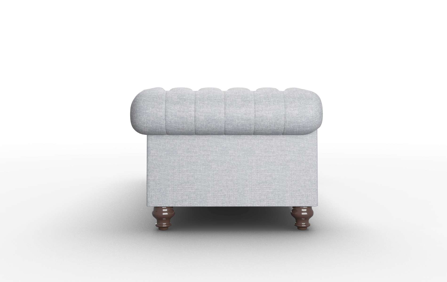 Bordeaux Keylargo Ash Sofa espresso legs 3