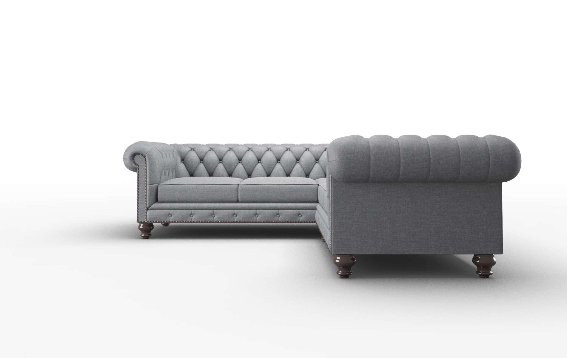 Bordeaux Keylargo Graphite Sectional espresso legs 5