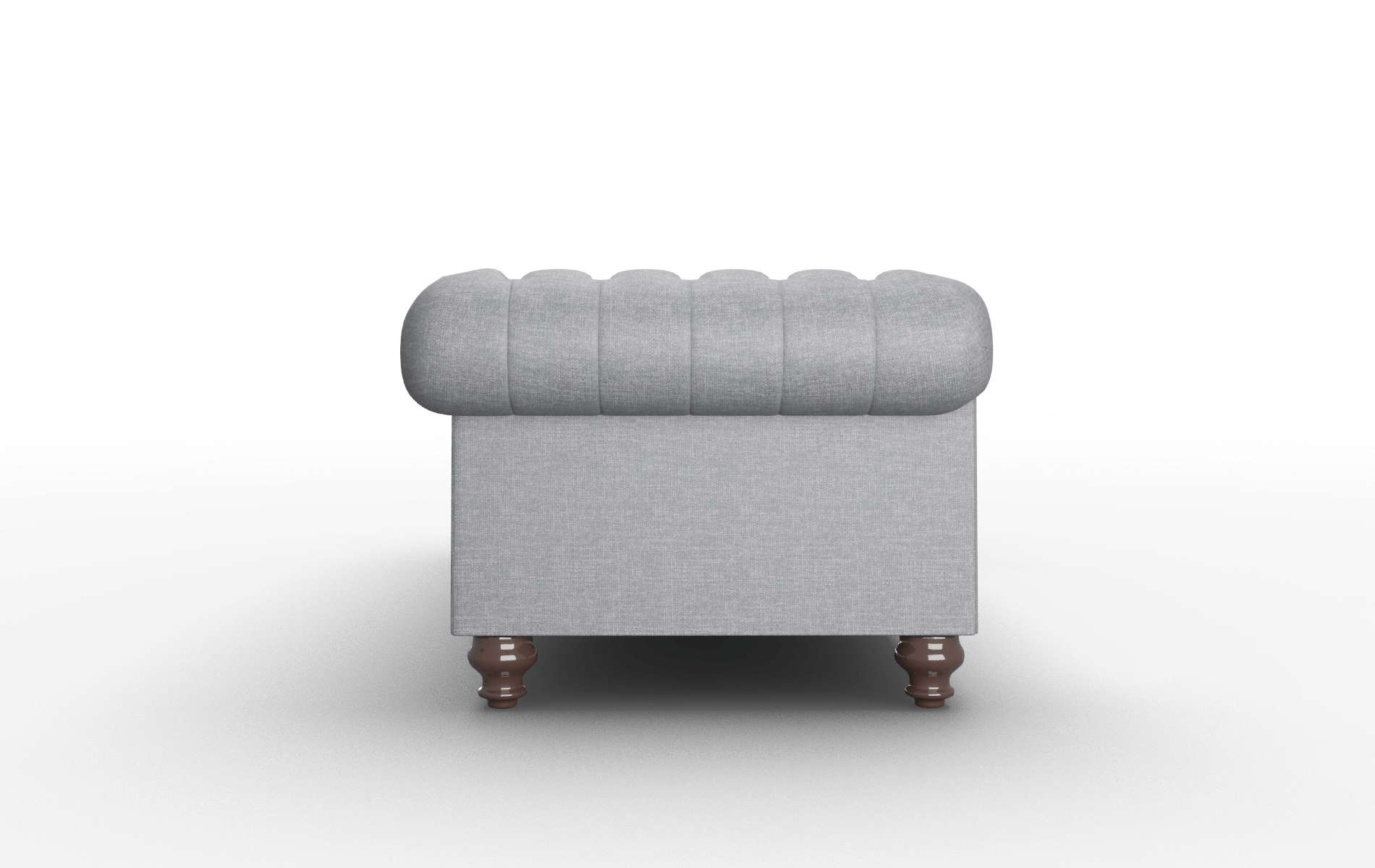 Bordeaux Keylargo Graphite Sofa espresso legs 3