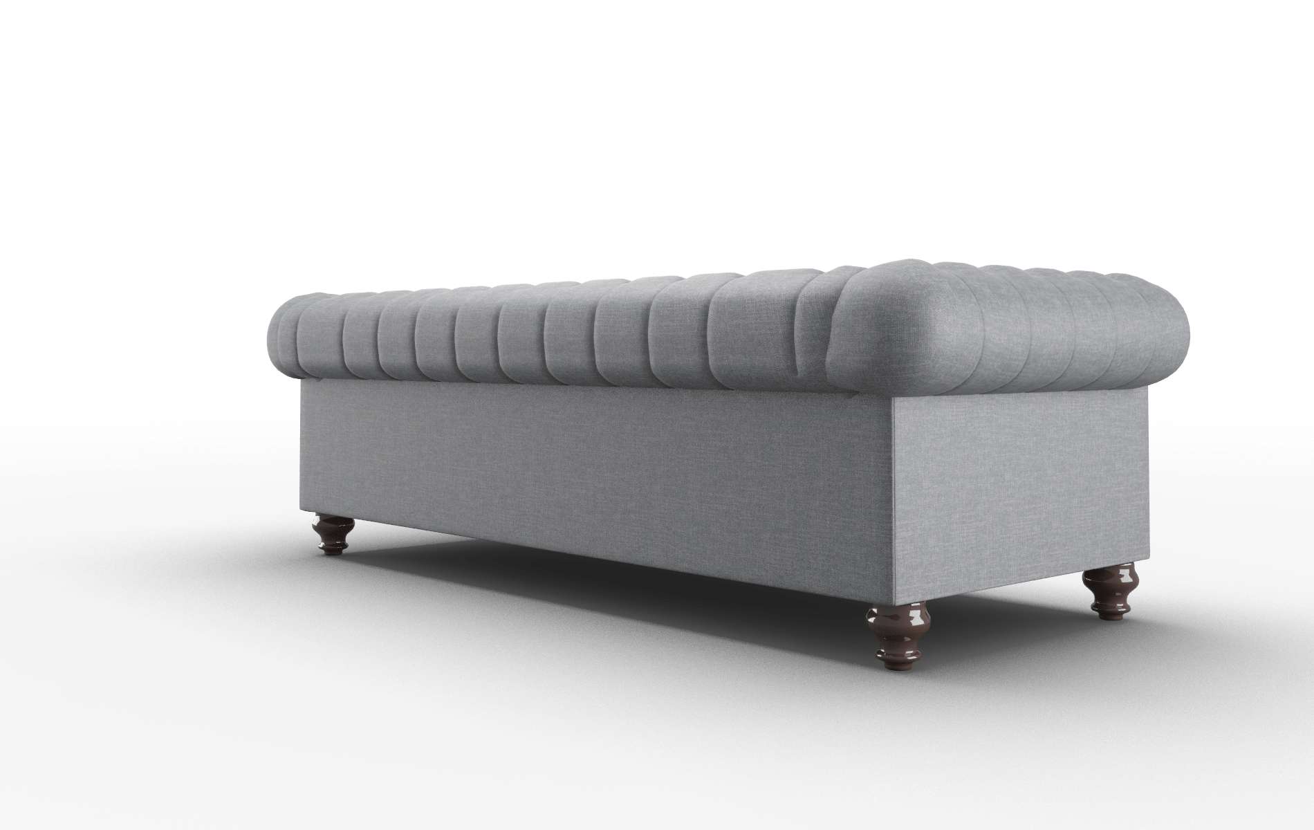 Bordeaux Keylargo Graphite Sofa espresso legs 5