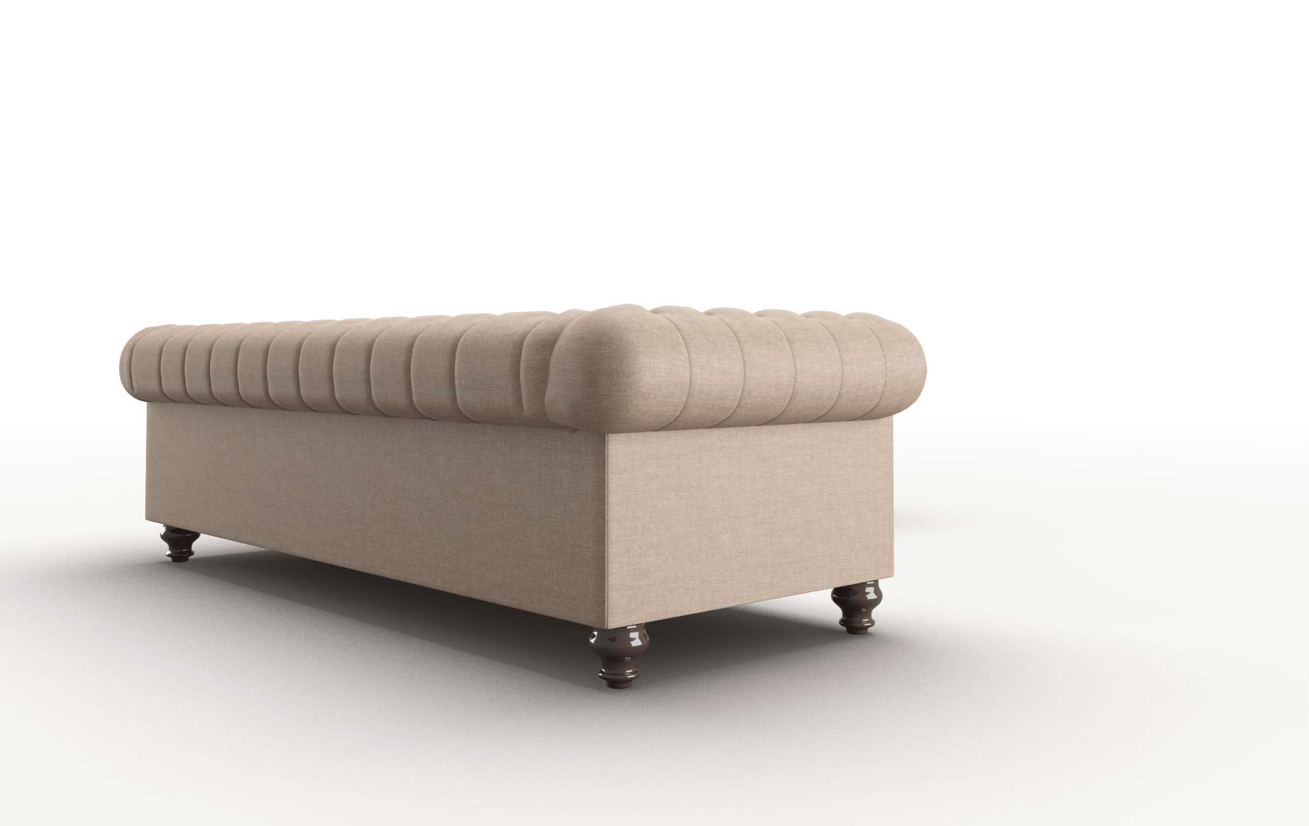 Bordeaux Keylargo Mink Sectional espresso legs 3