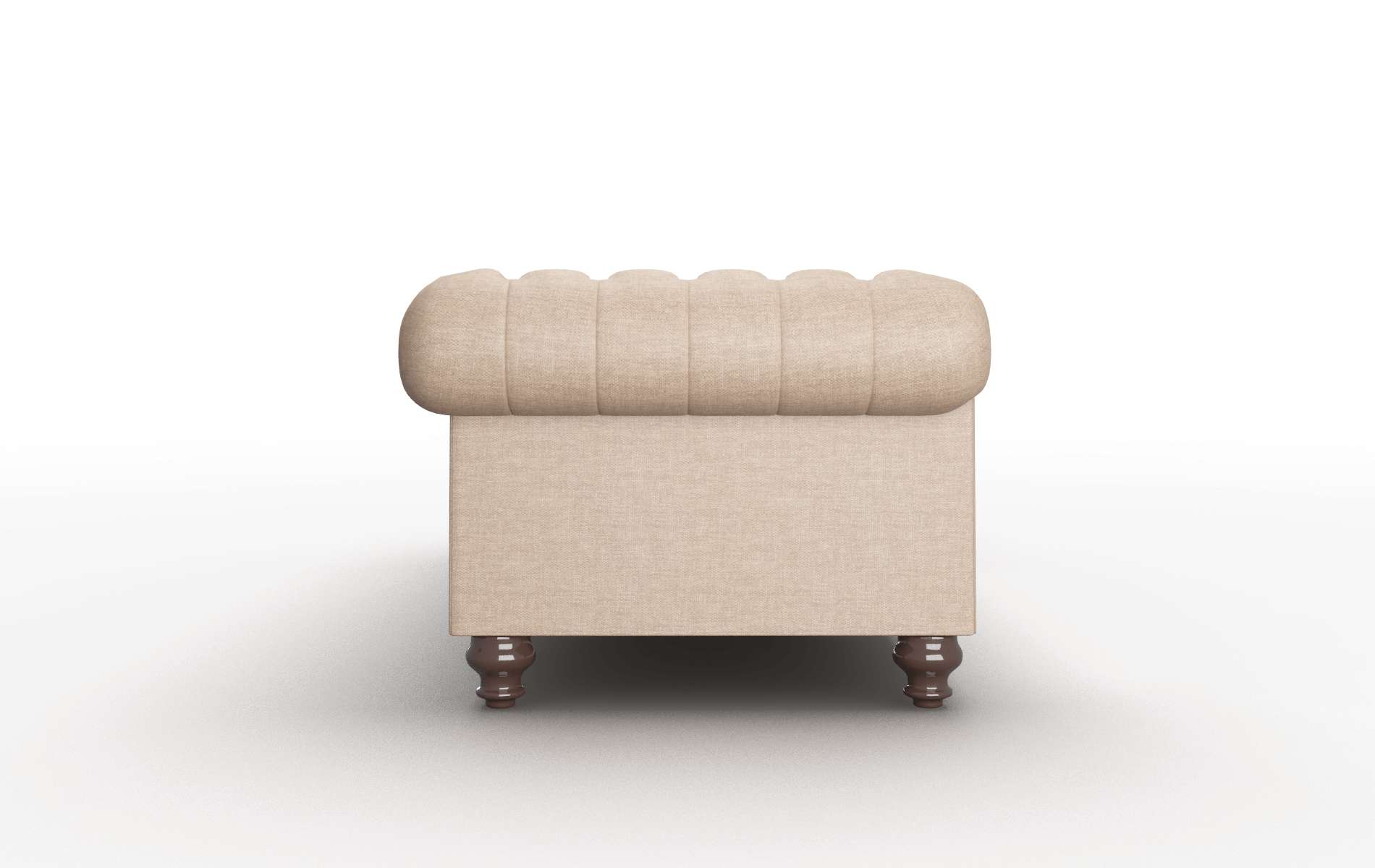 Bordeaux Keylargo Mink Sofa espresso legs 3