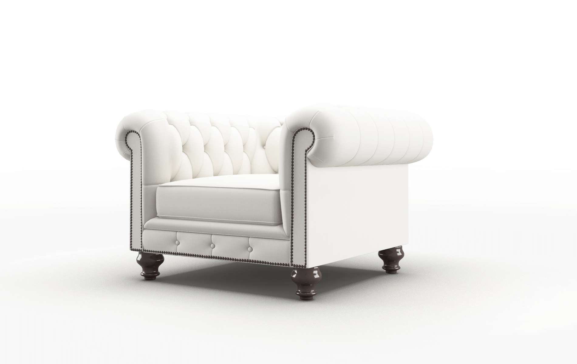 Bordeaux Keylargo Oatmeal Chair espresso legs 4