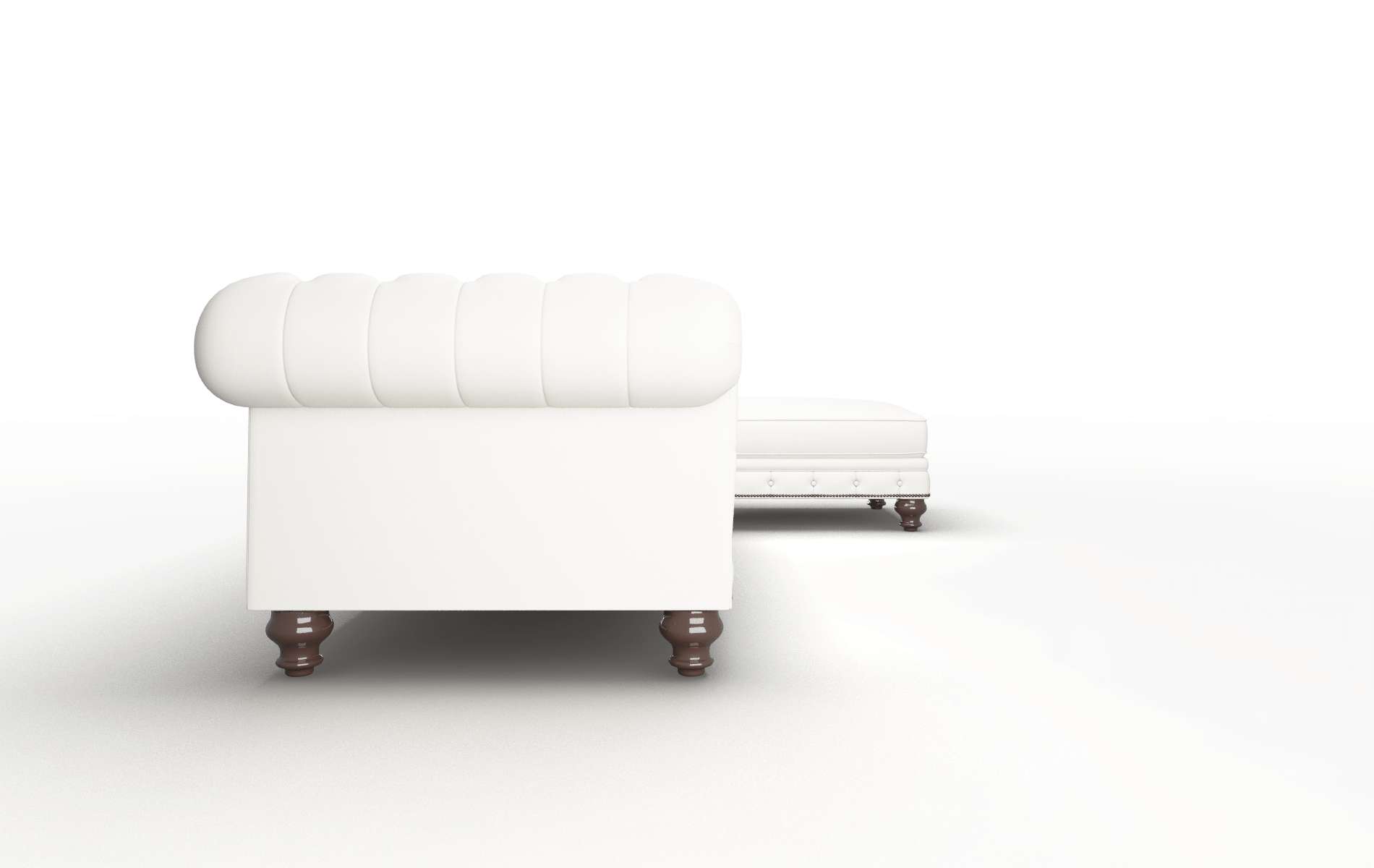 Bordeaux Keylargo Oatmeal Panel espresso legs 3