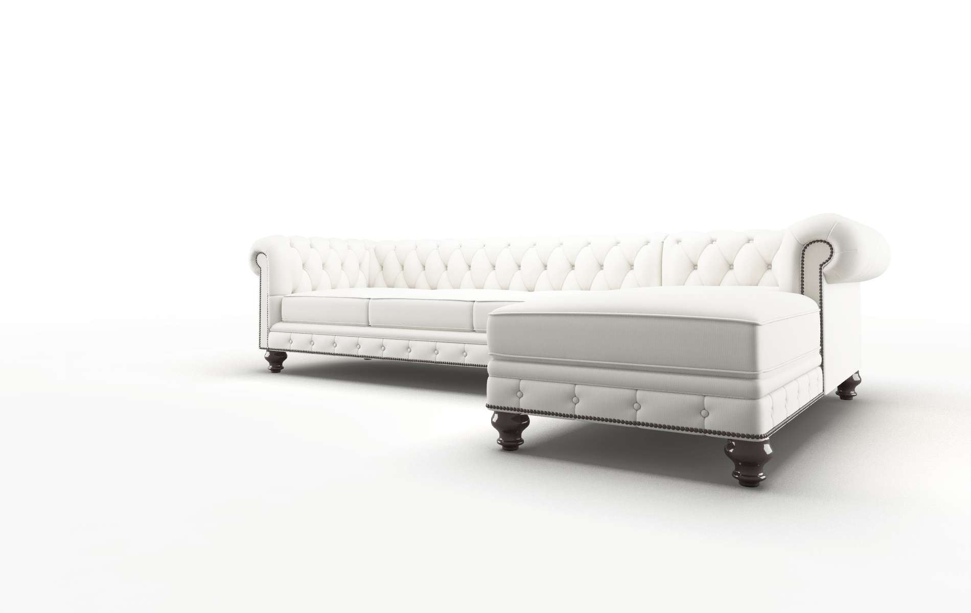 Bordeaux Keylargo Oatmeal Panel espresso legs 4