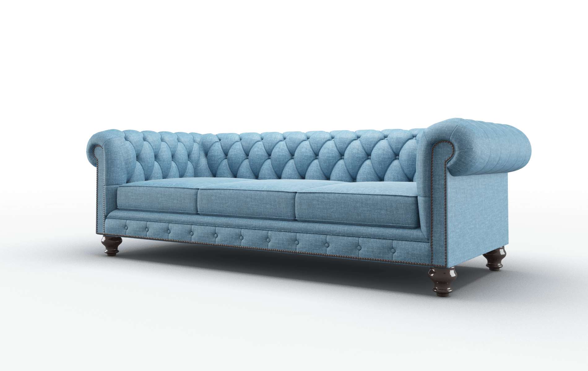 Bordeaux Keylargo Ocean Sofa espresso legs 4