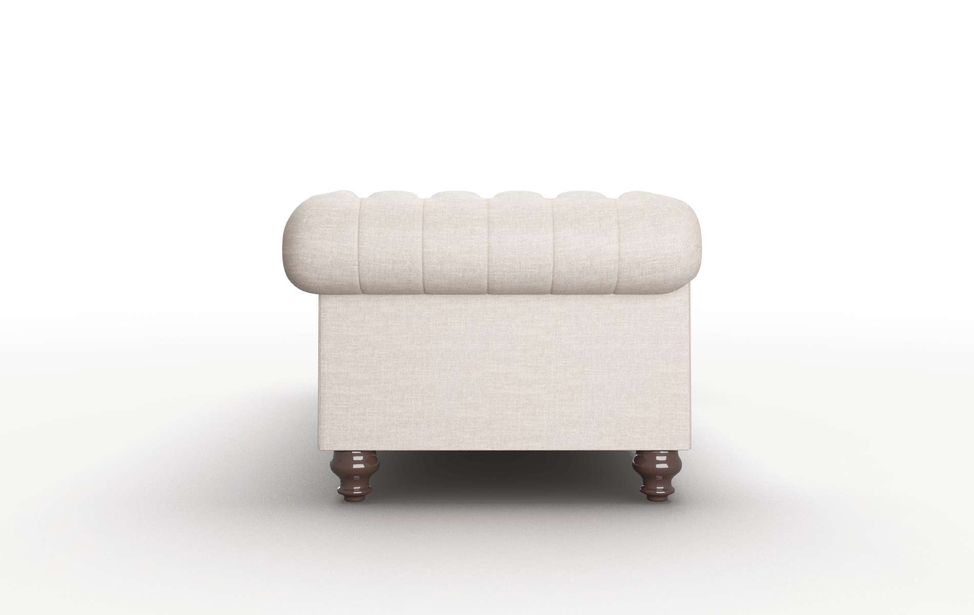 Bordeaux Keylargo Pumice Sofa espresso legs 3