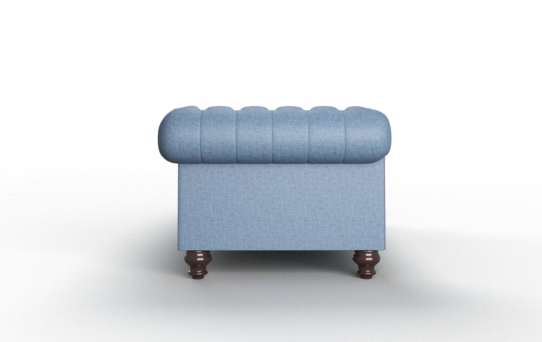 Bordeaux Leslie Indigo Sofa espresso legs 3