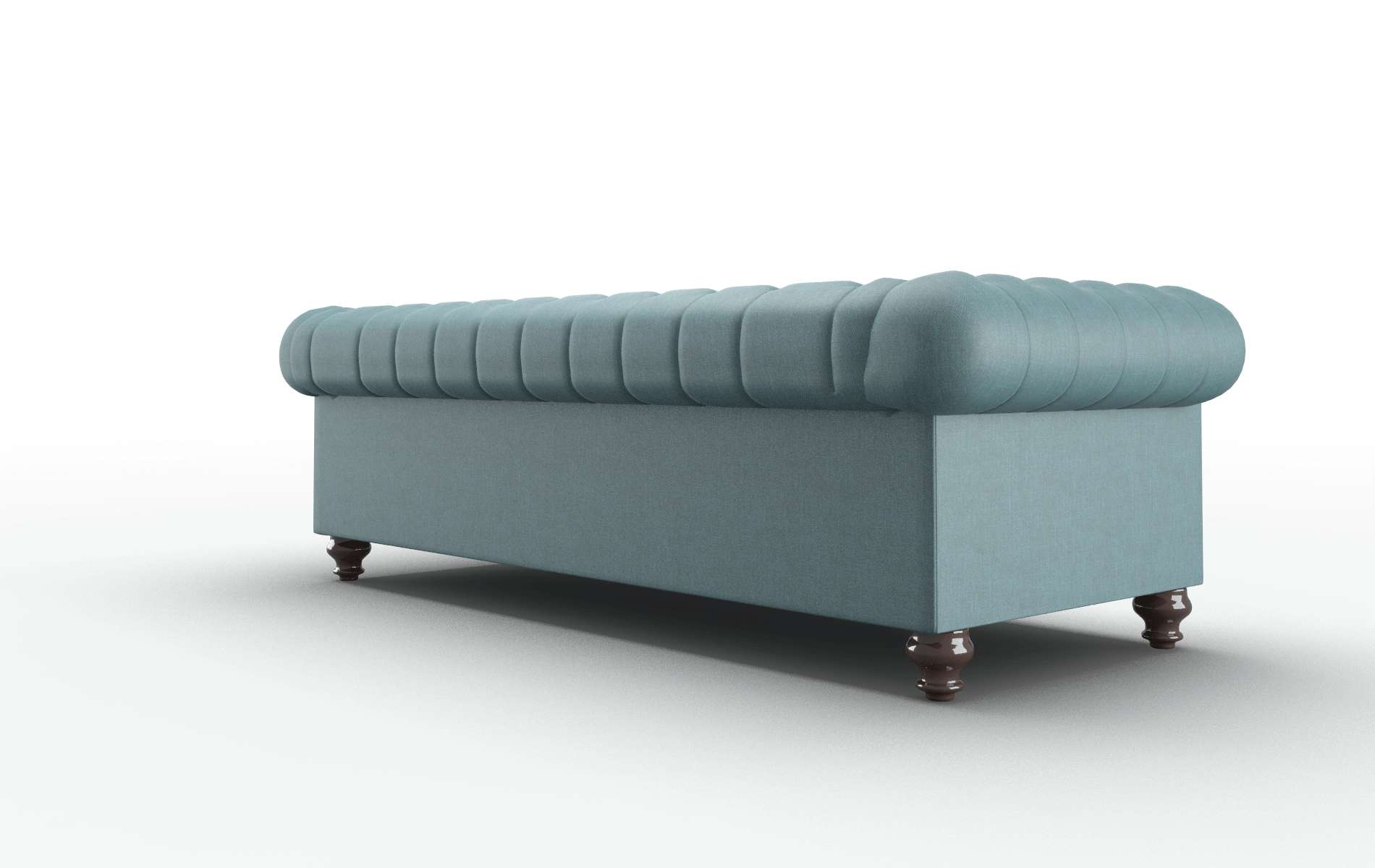 Bordeaux Leslie Peacock Sofa espresso legs 5