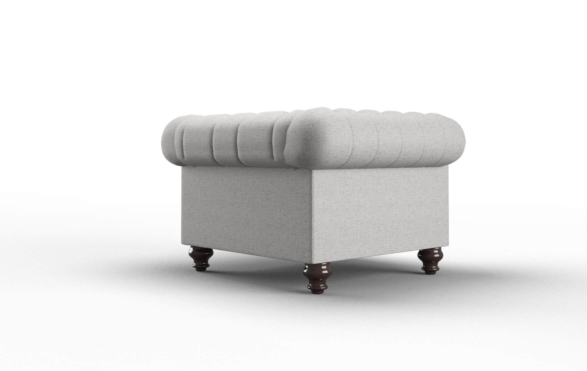 Bordeaux Malibu Dove Chair espresso legs 5