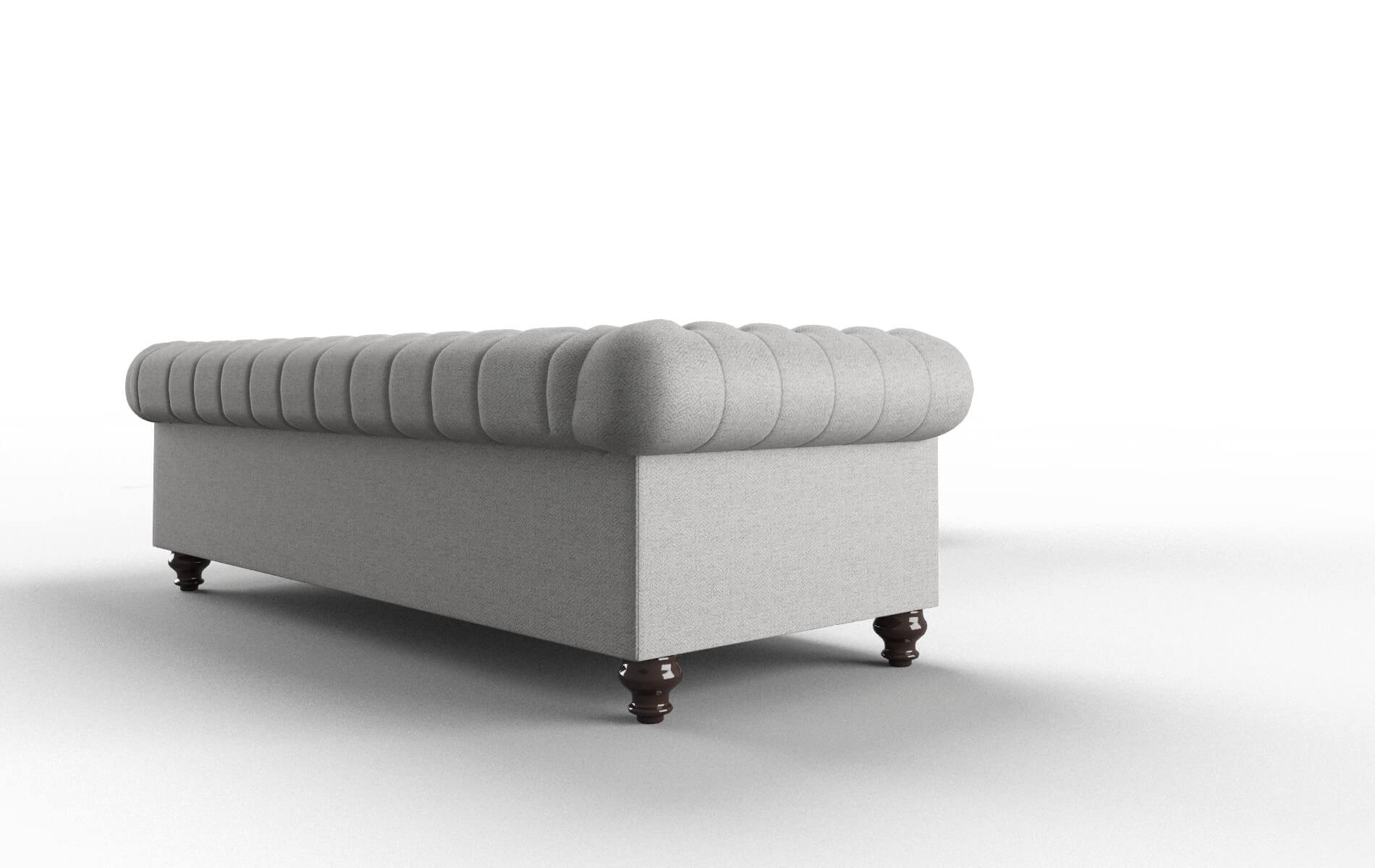 Bordeaux Malibu Dove Sectional espresso legs 3