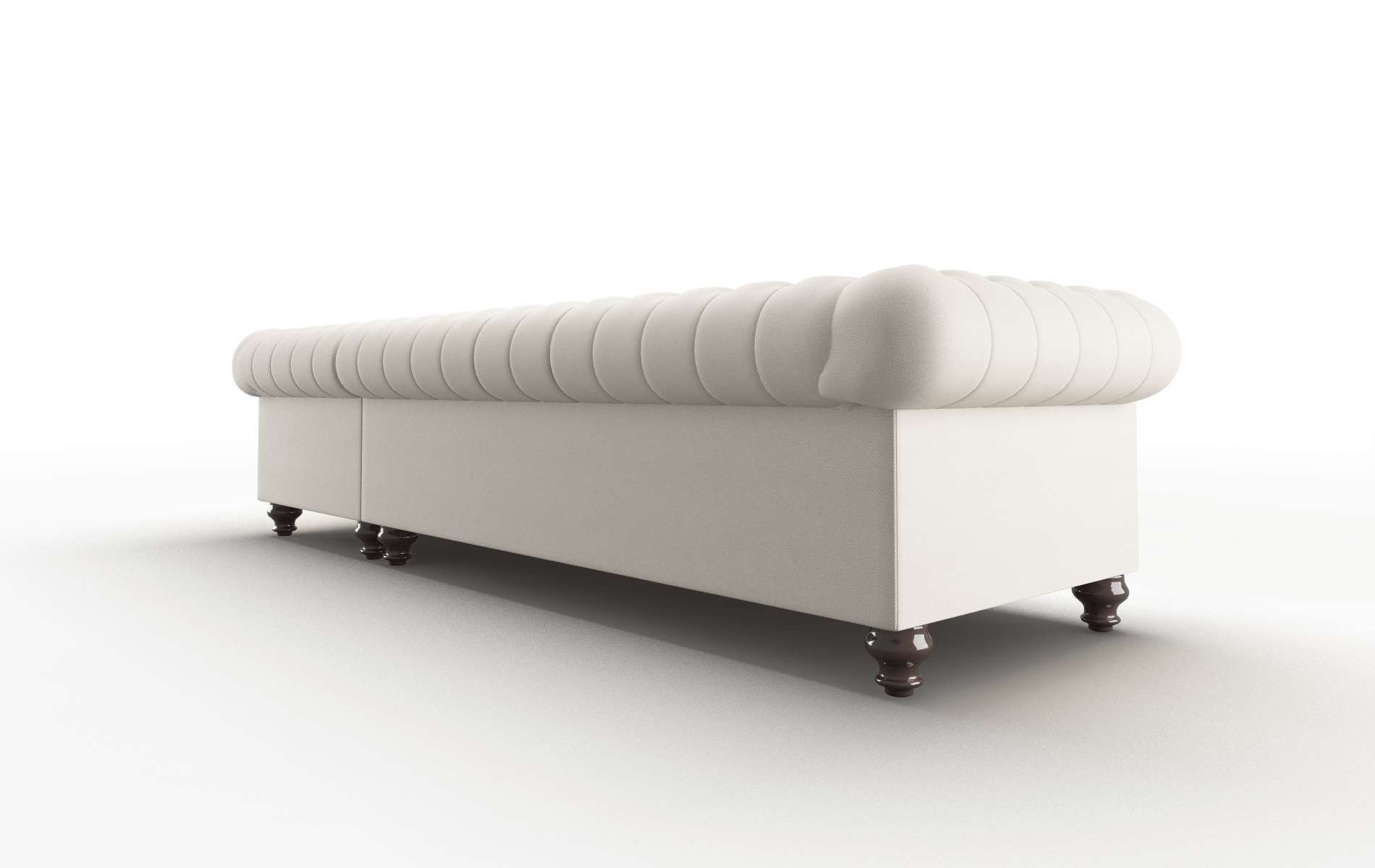 Bordeaux Malibu Linen Panel espresso legs 5