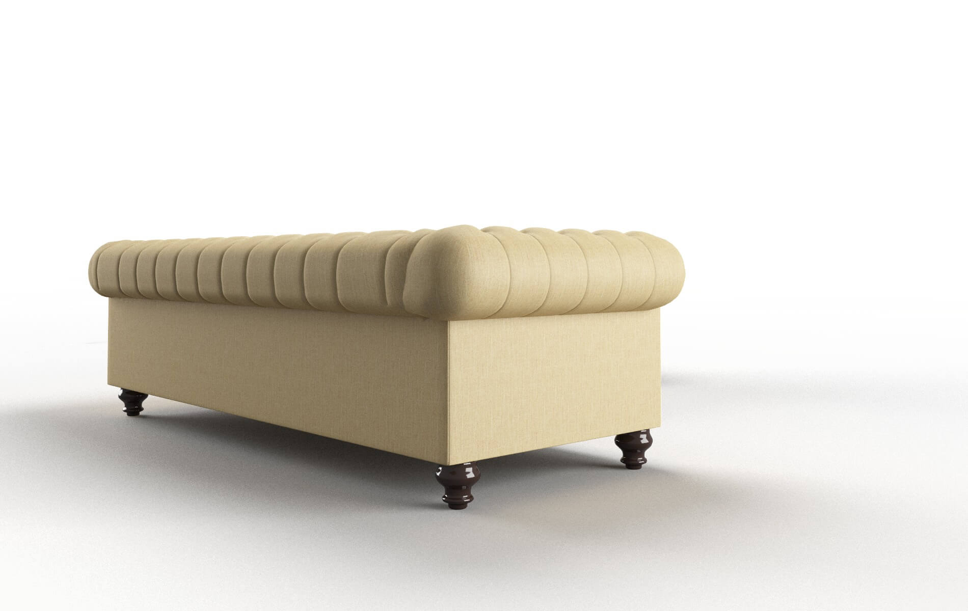 Bordeaux Malibu Maize Sectional espresso legs 3