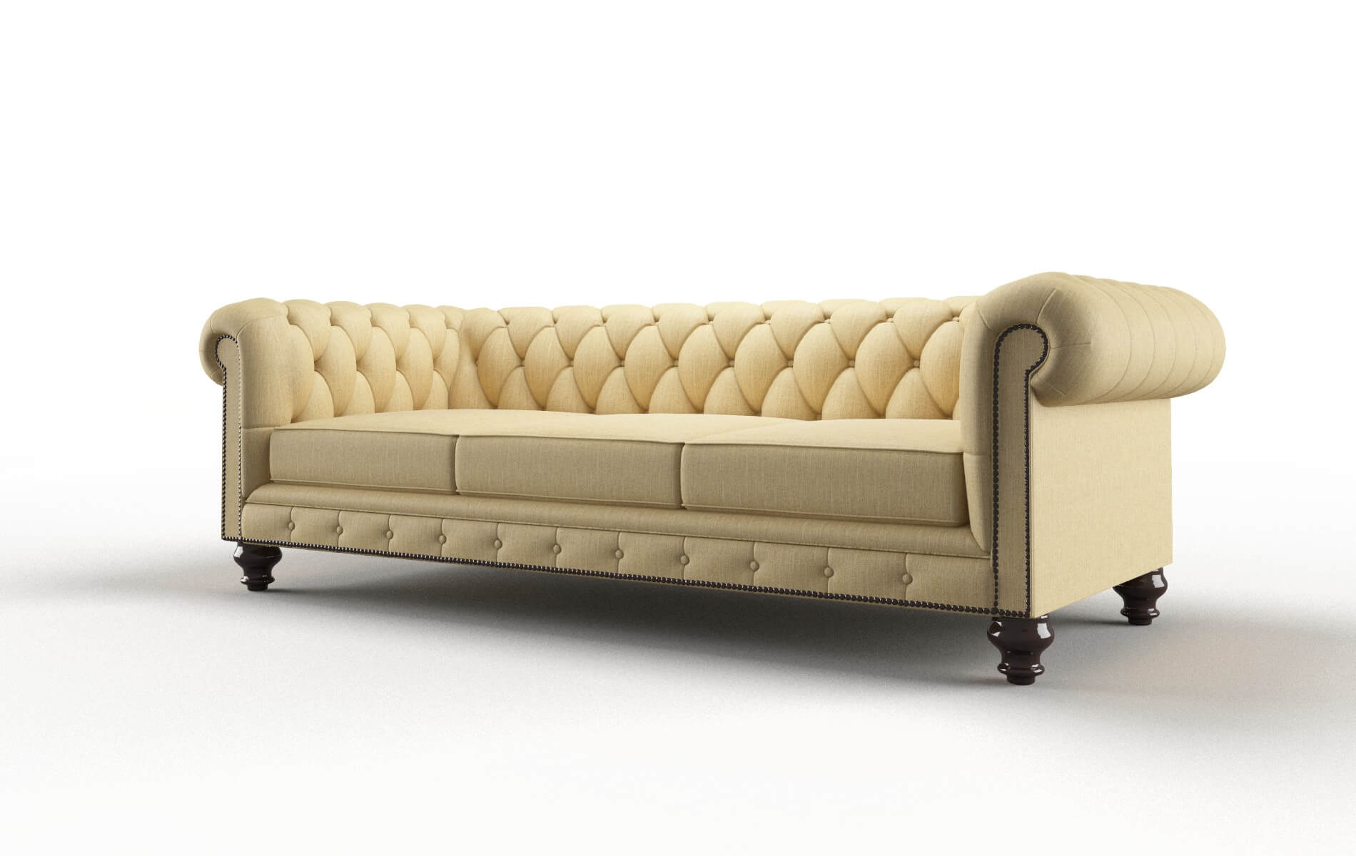 Bordeaux Malibu Maize Sofa espresso legs 4