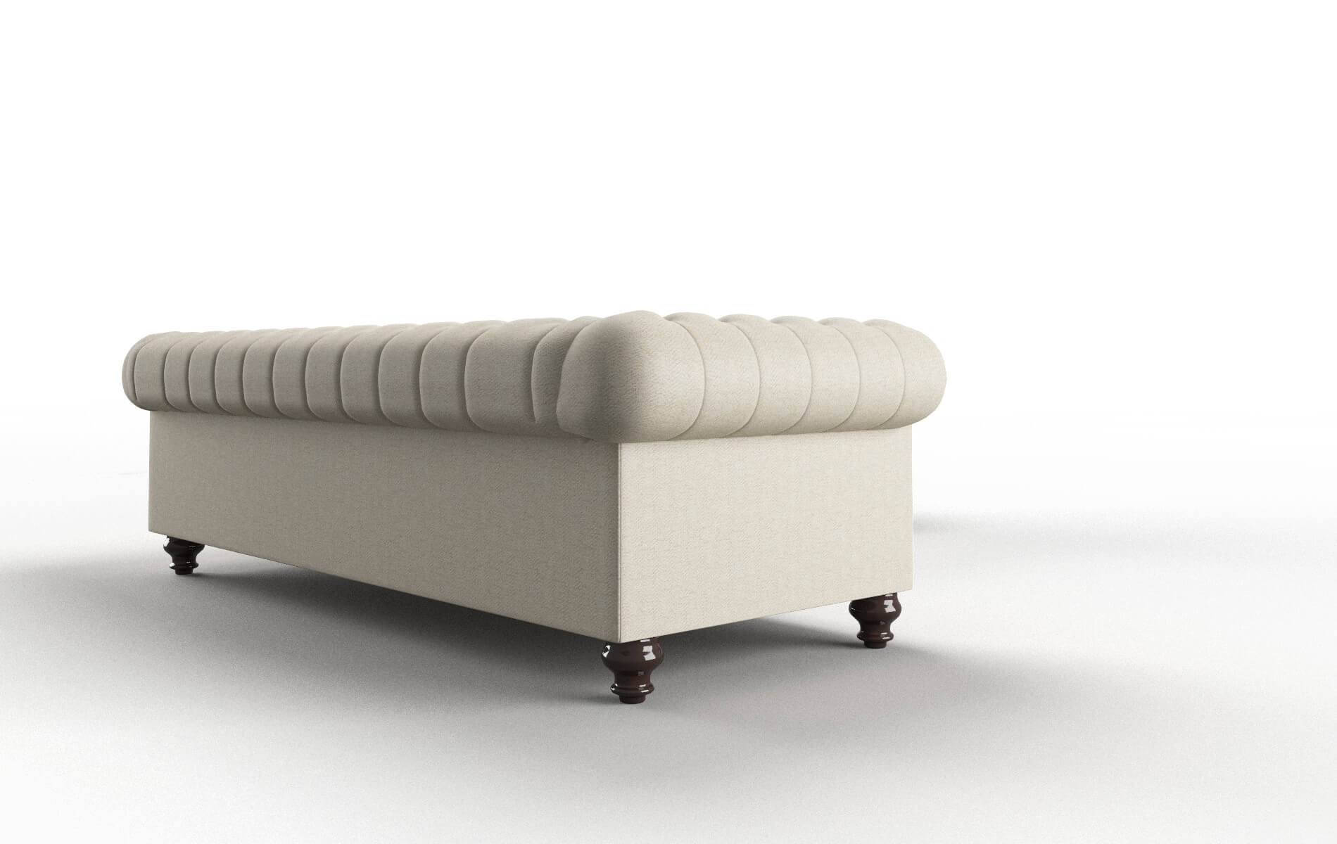 Bordeaux Malibu Sand Sectional espresso legs 3