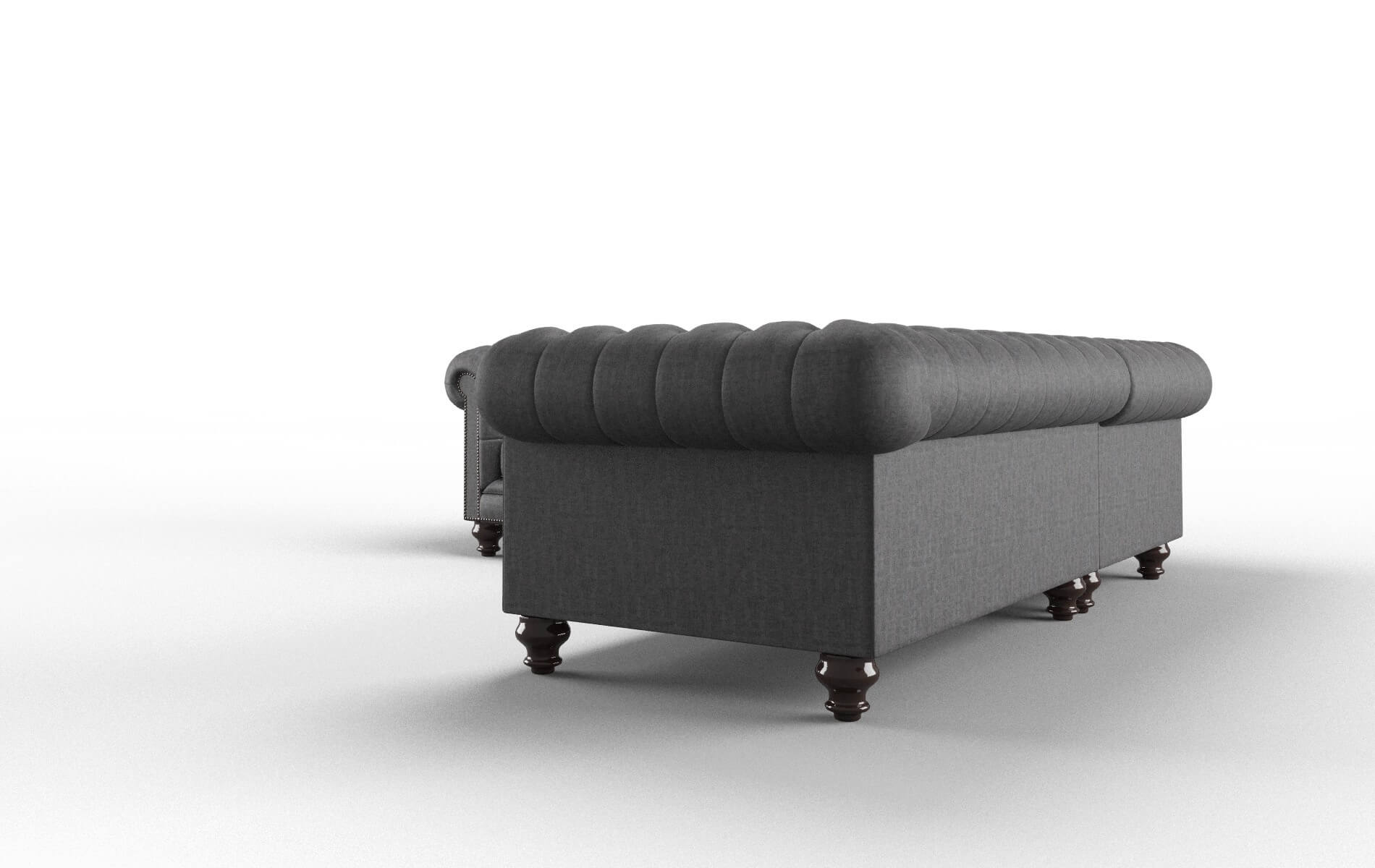 Bordeaux Marcy Baltic Sectional espresso legs 4