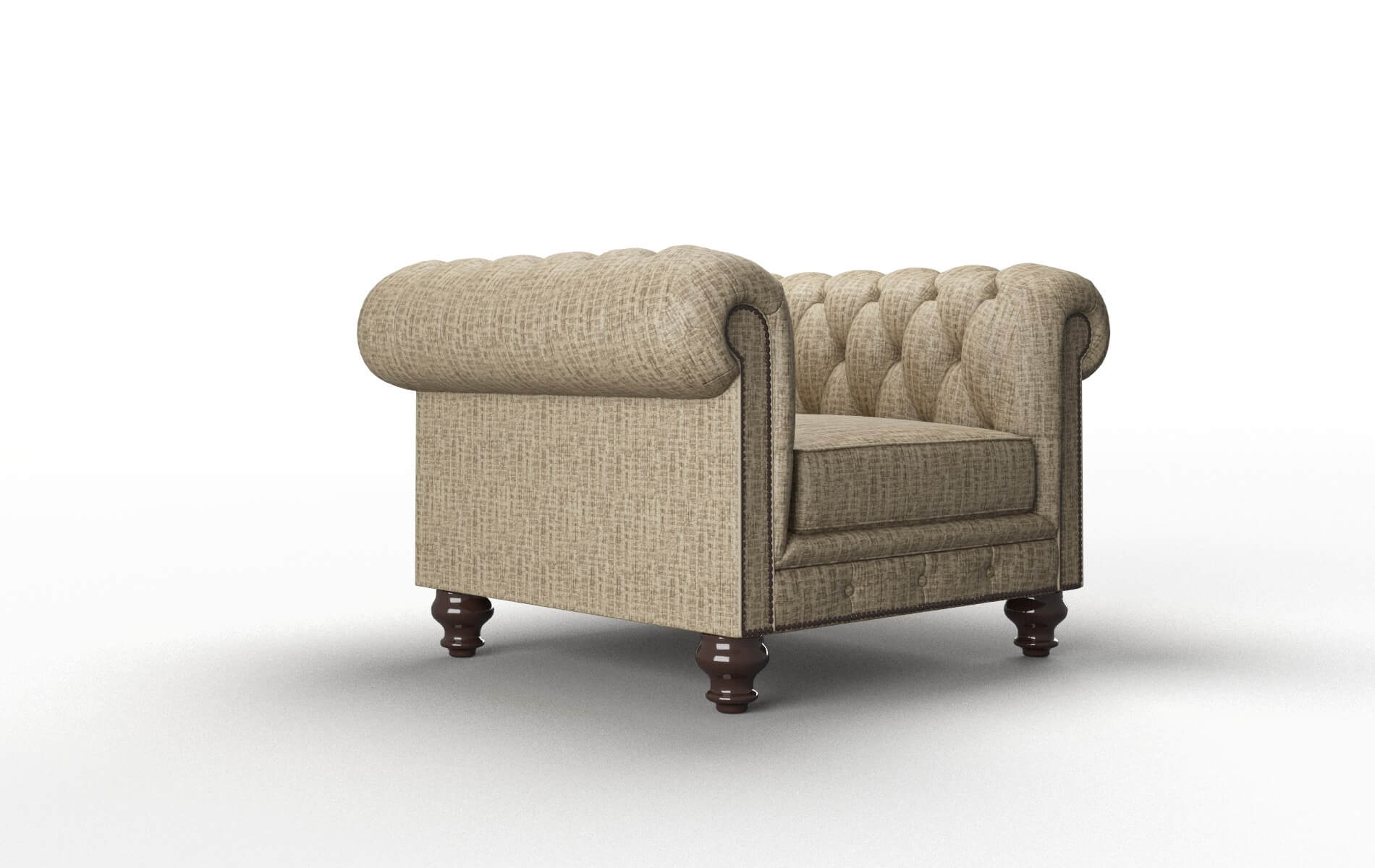 Bordeaux Marcy Camel Chair espresso legs 2