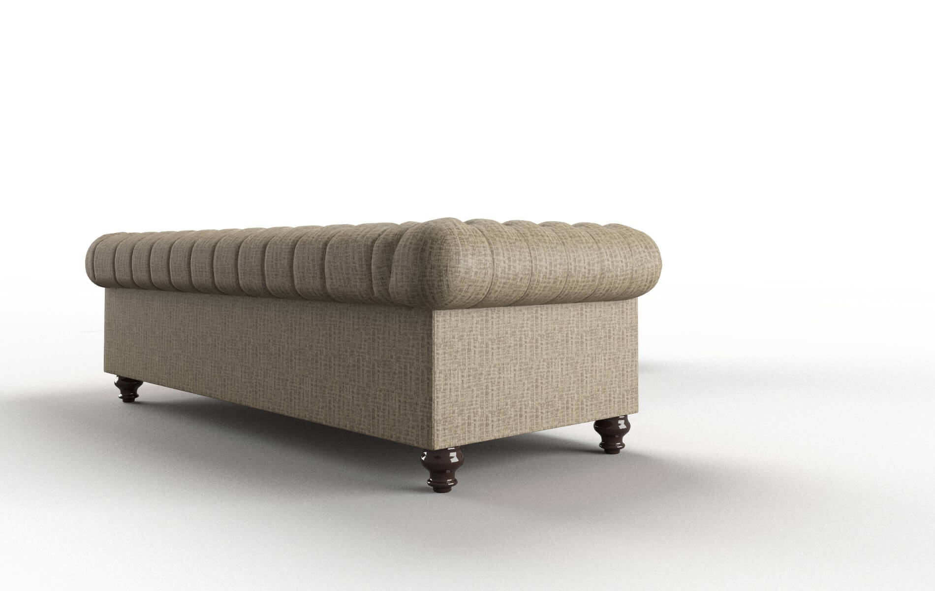 Bordeaux Marcy Camel Sectional espresso legs 3