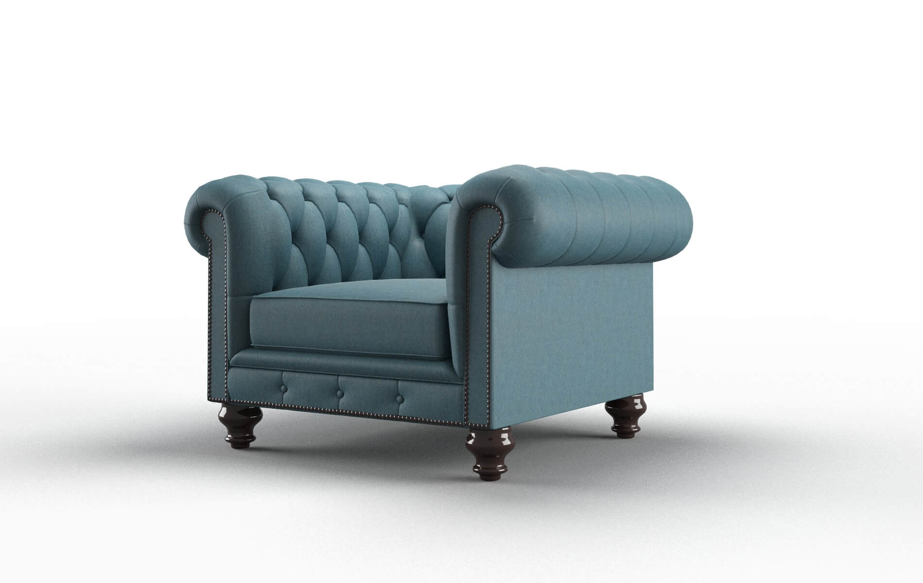 Bordeaux Merit Peacock Chair espresso legs 4