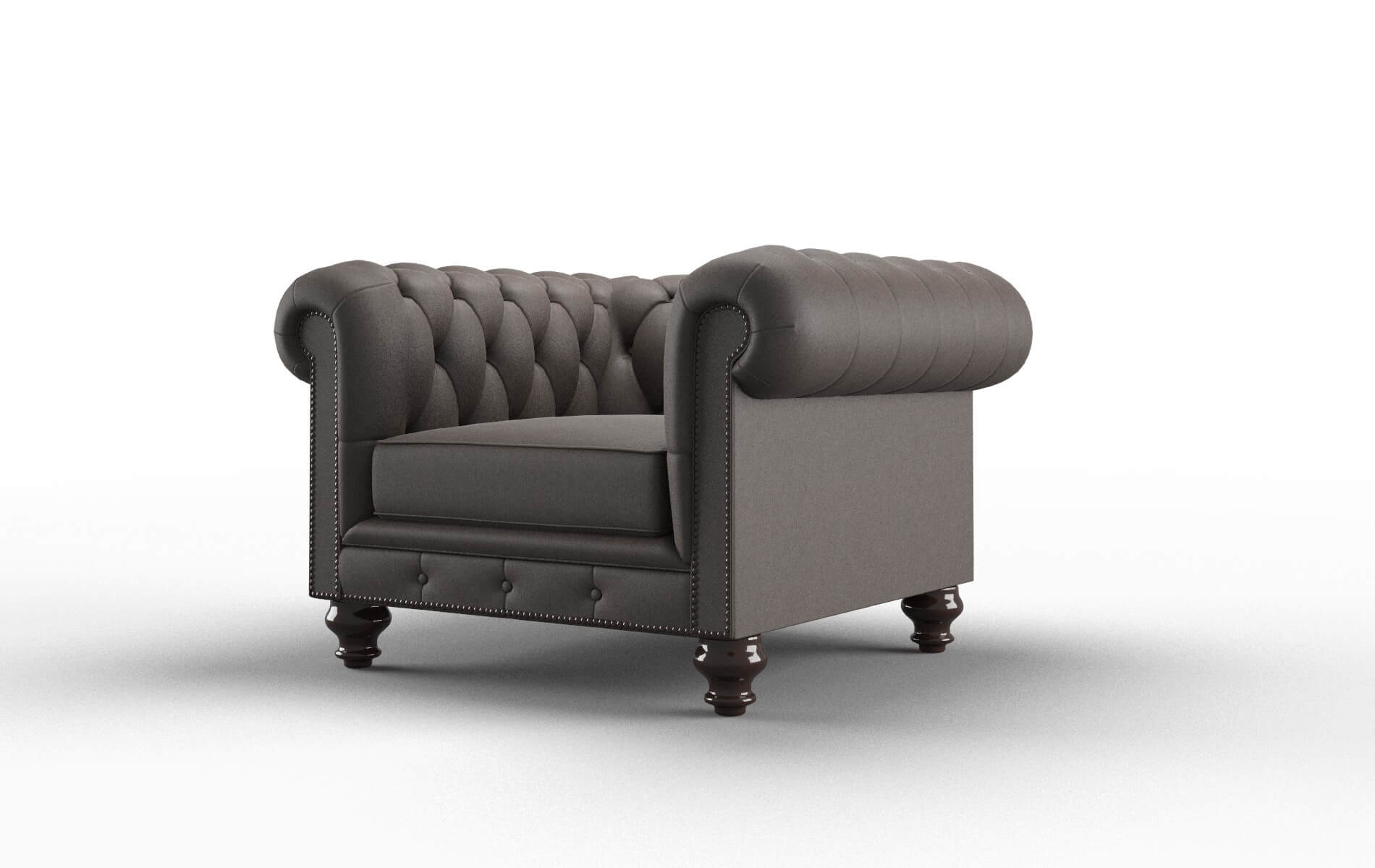 Bordeaux Naples Graphite Chair espresso legs 4