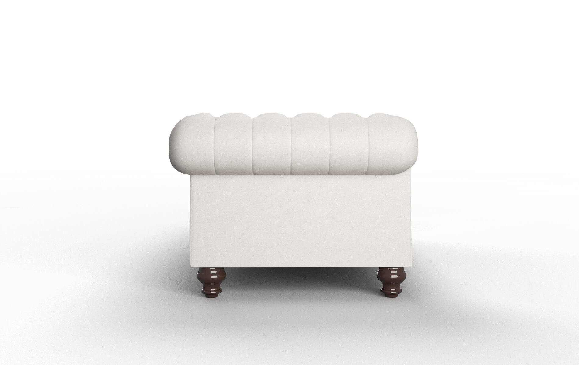 Bordeaux Noble Grey Sofa espresso legs 3